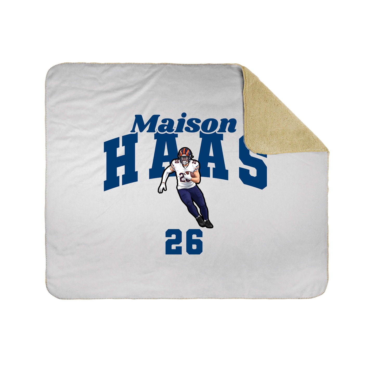 Throw Blanket — Signature Arch in White