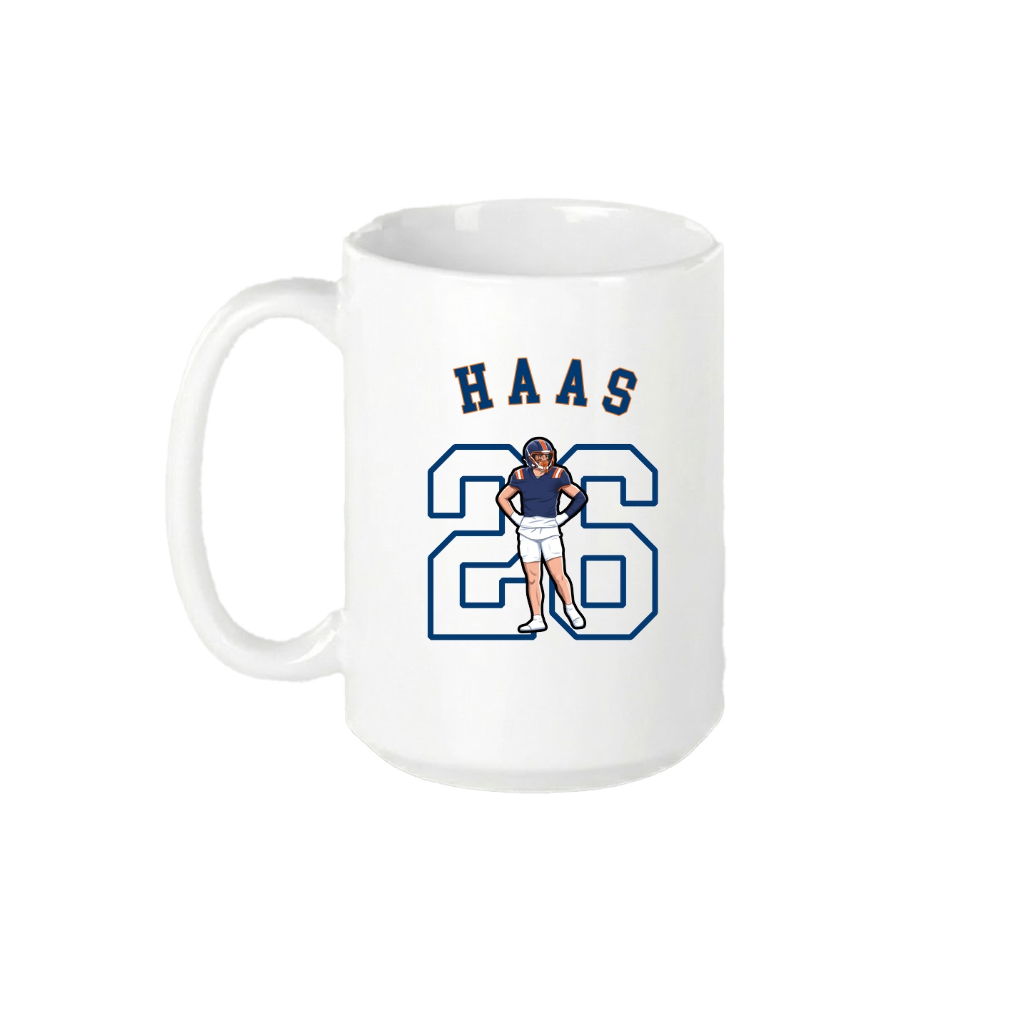 15oz Coffee Mug — Shirsey Arch in White