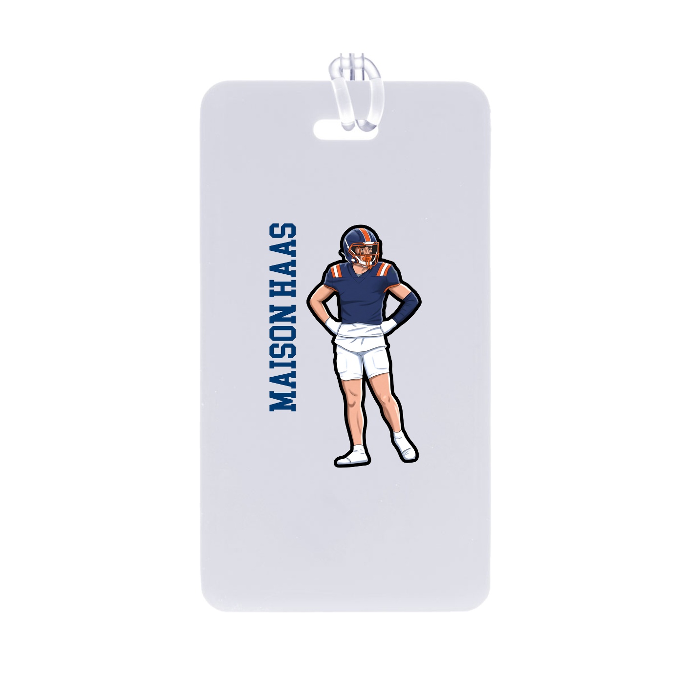 Bag Tag — Name Vertical in Classic