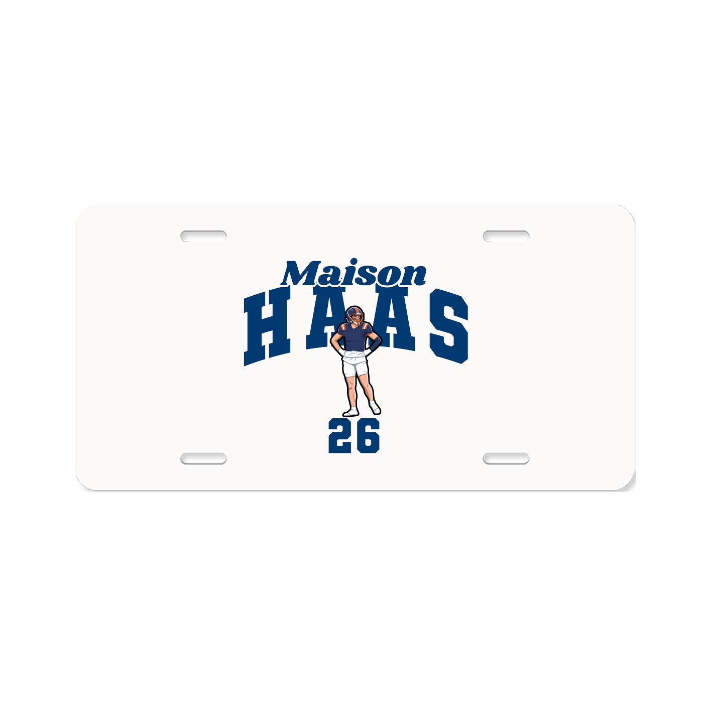 License Plate — Signature Arch in Classic