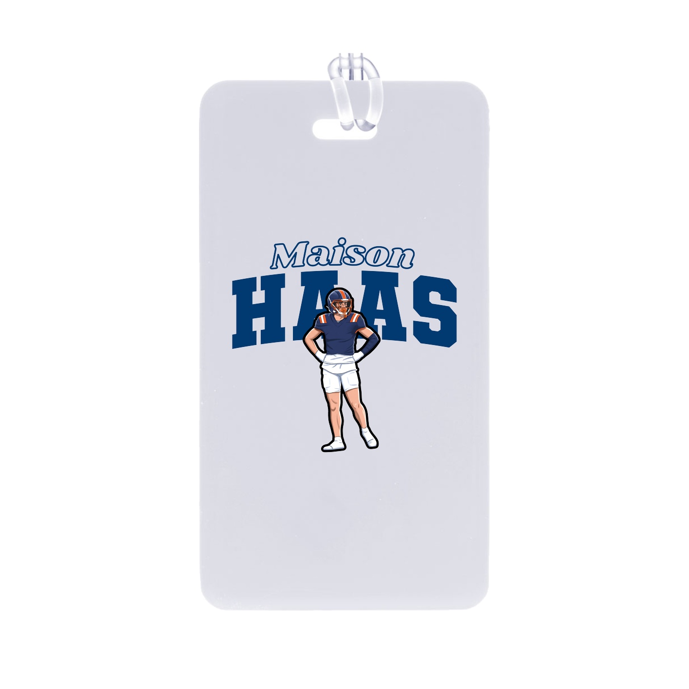 Bag Tag — Name Arch in Classic