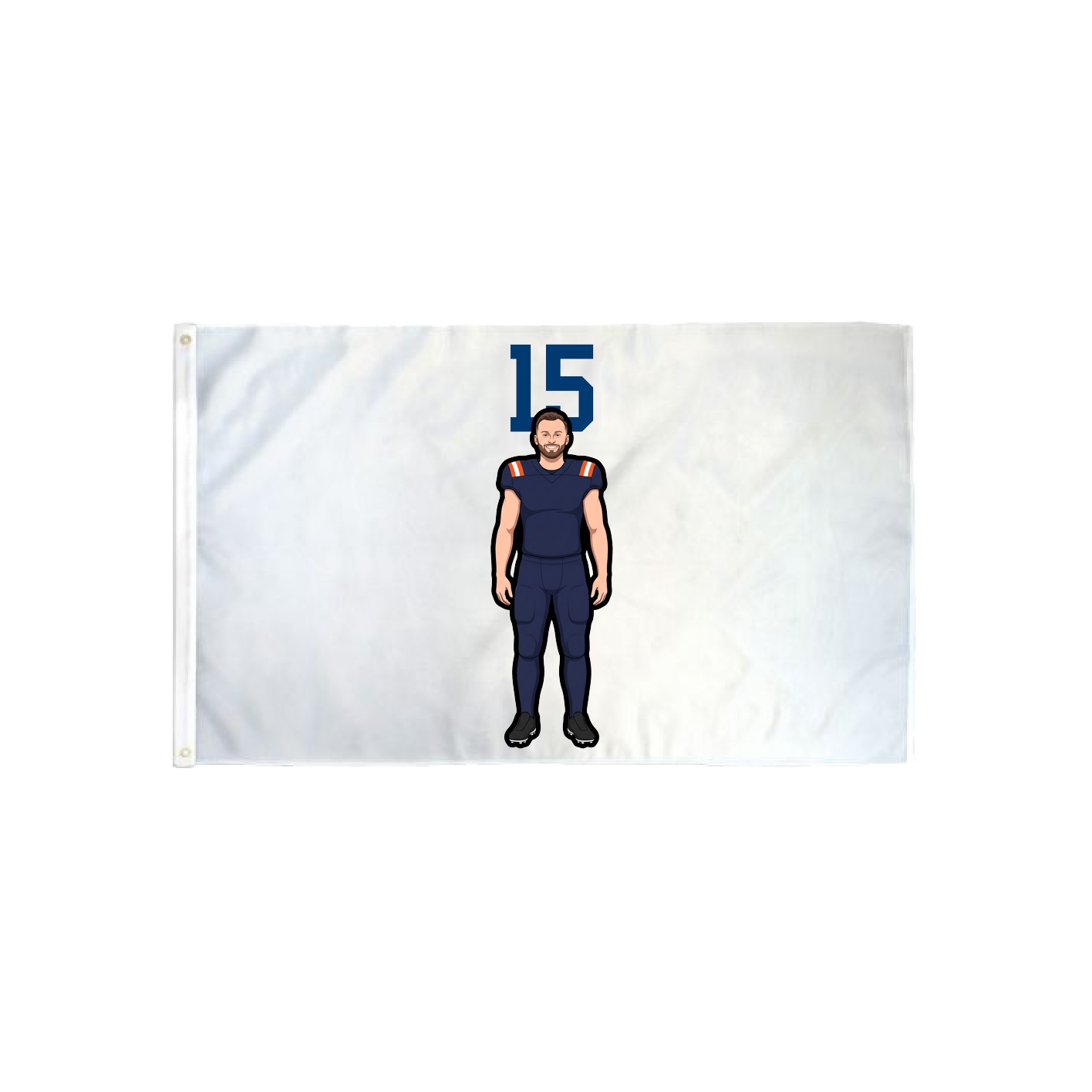 3x5 Flag — Number Top in Classic