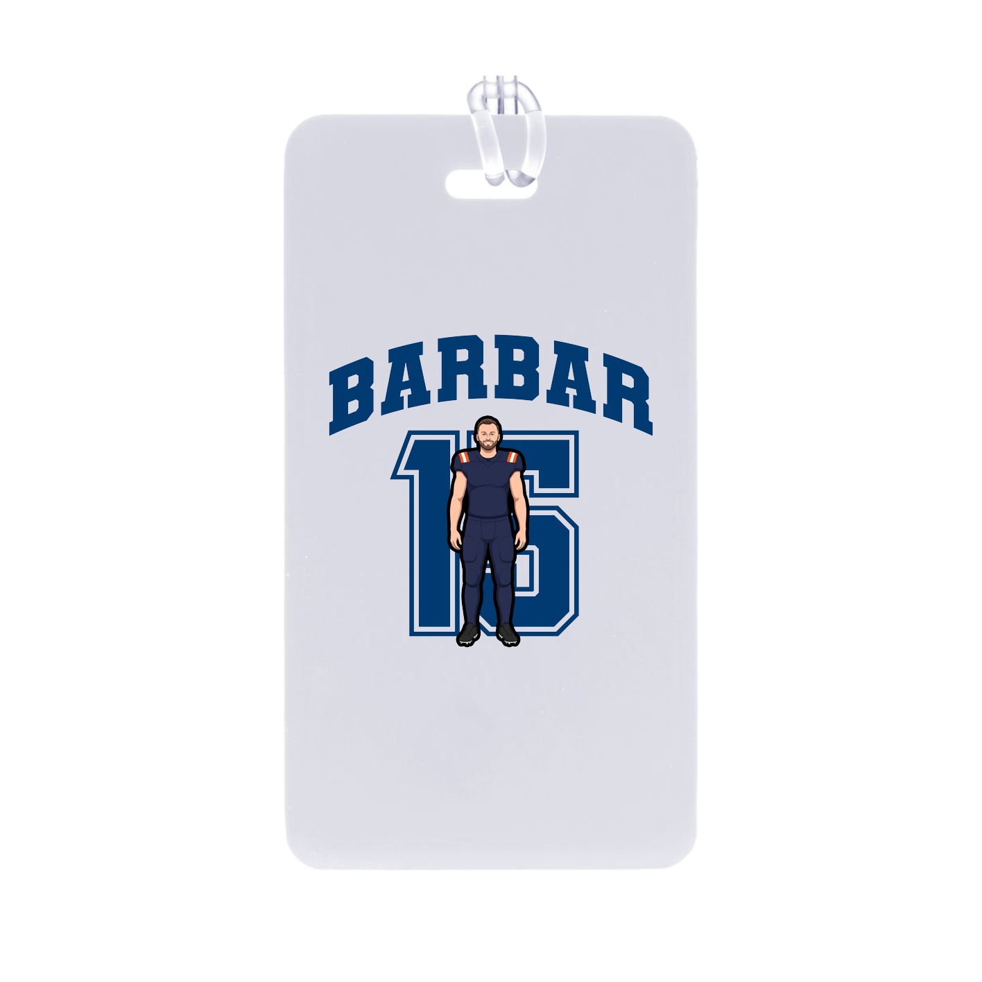 Bag Tag — Number in Classic