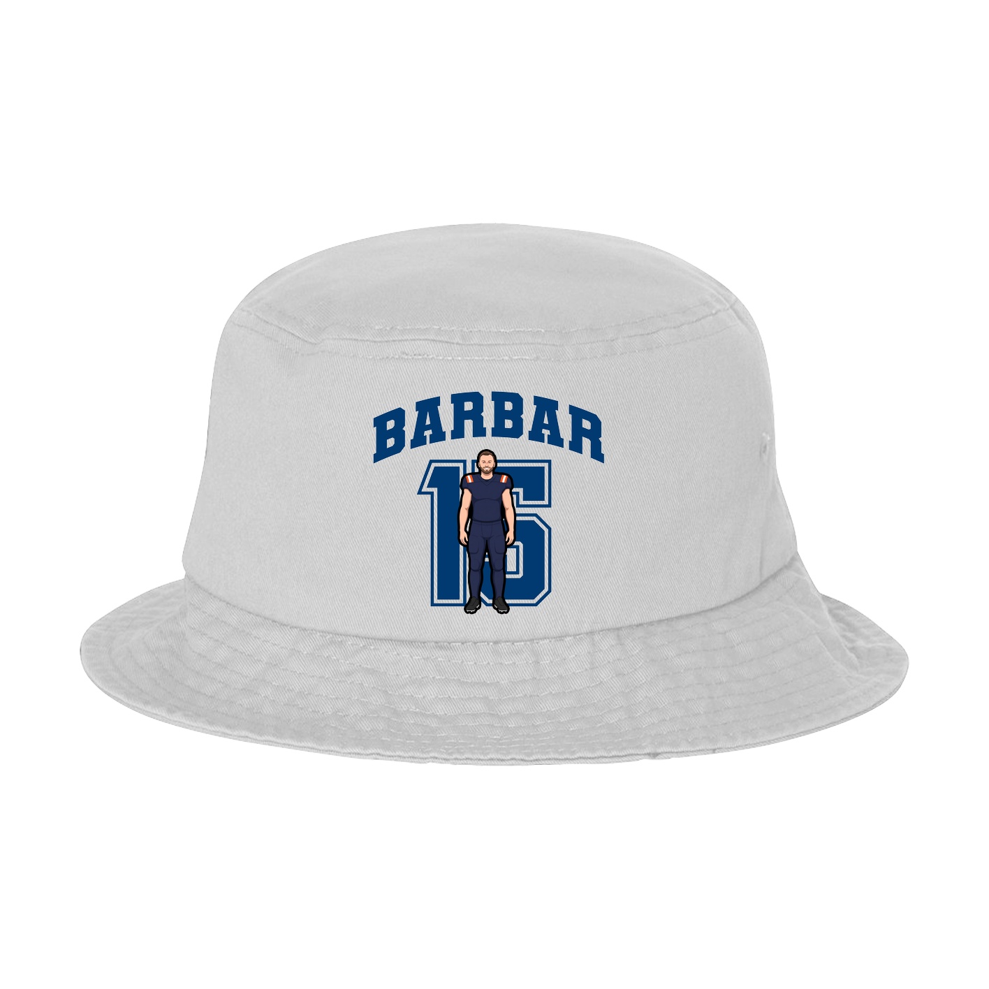 Bucket Cap — Number in White
