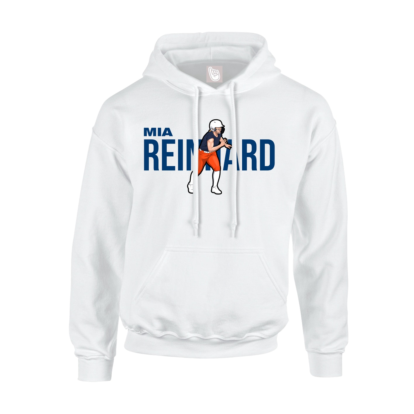 Hoodie — Player Name in White