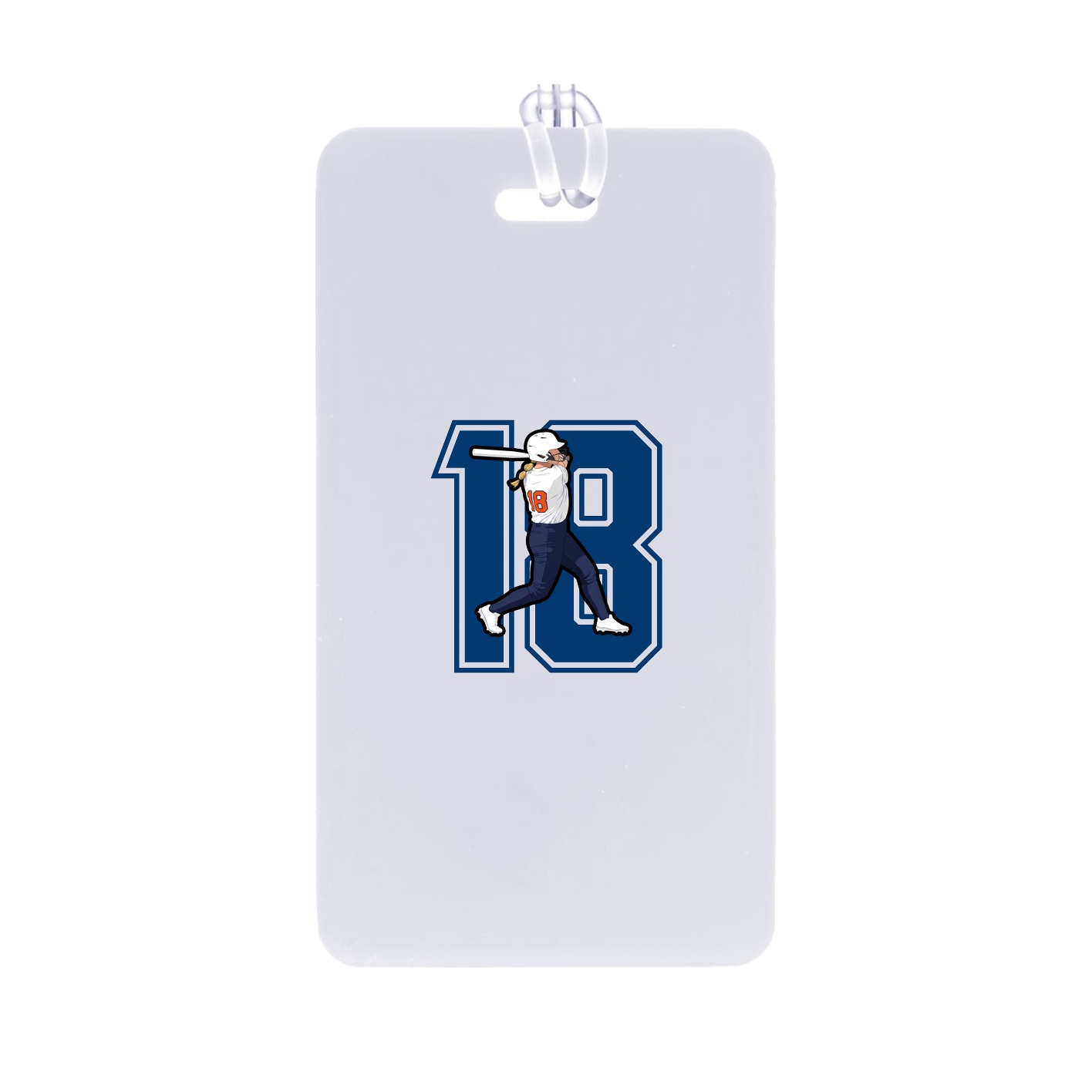 Bag Tag — Number in Classic