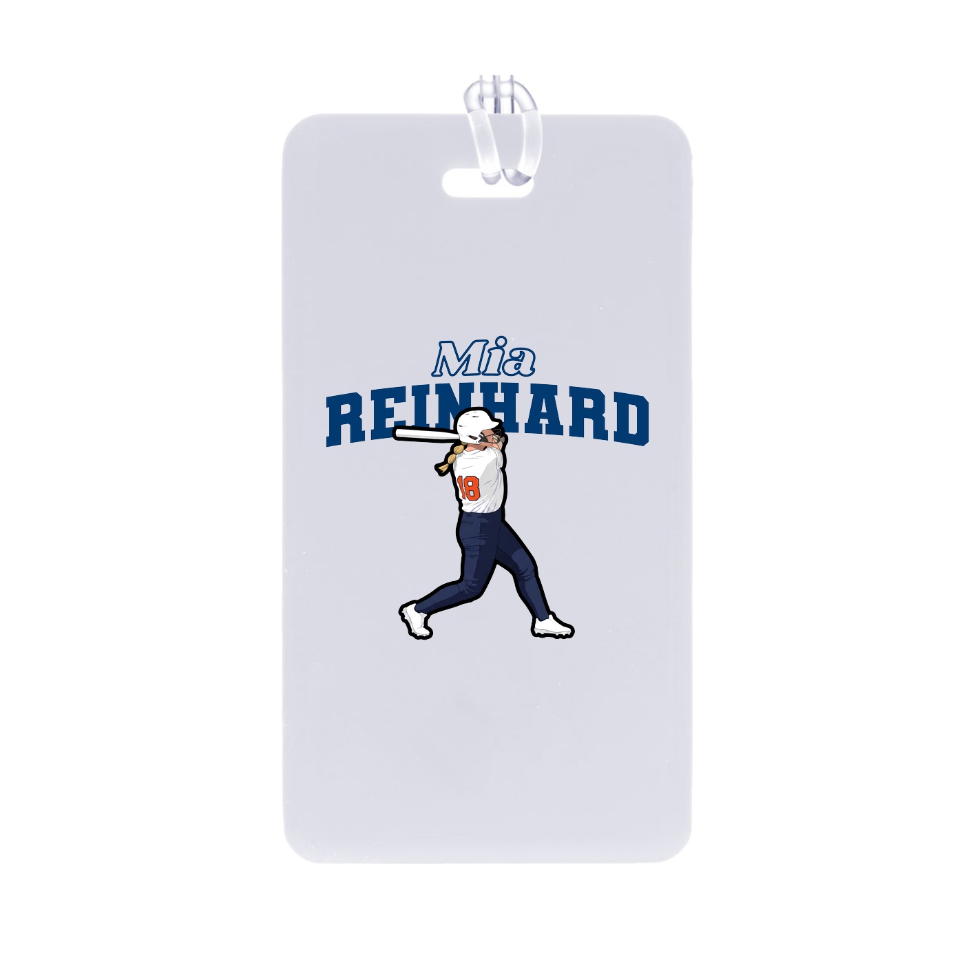 Bag Tag — Name Arch in Classic