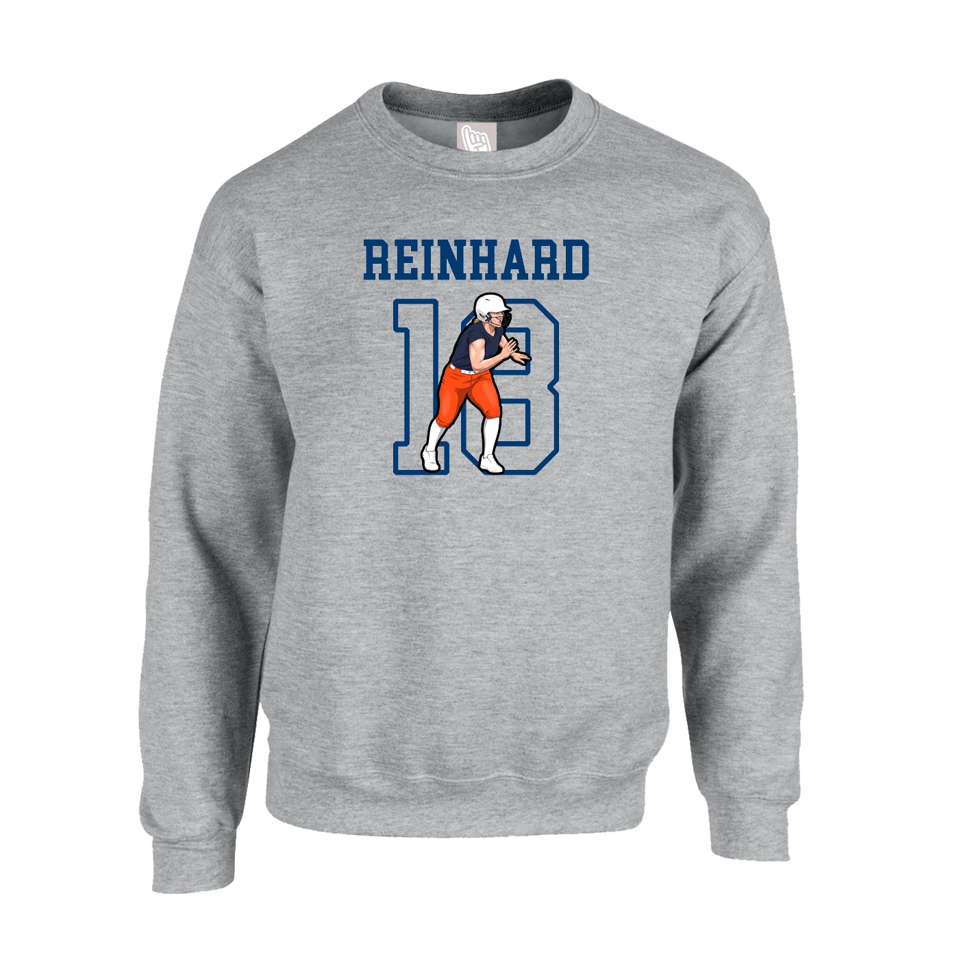 Fleece Crew — Shirsey in Grey