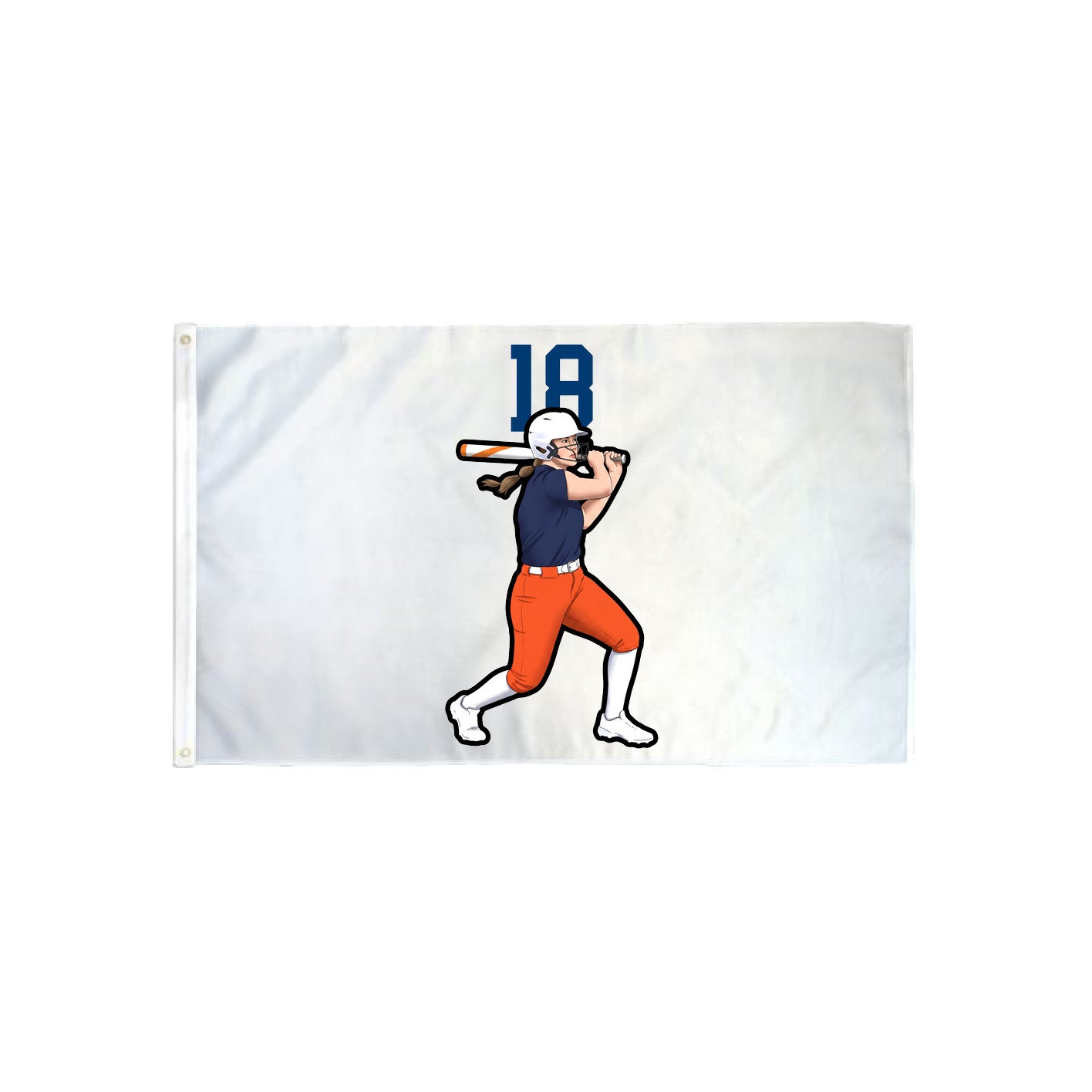 3x5 Flag — Number Top in Classic
