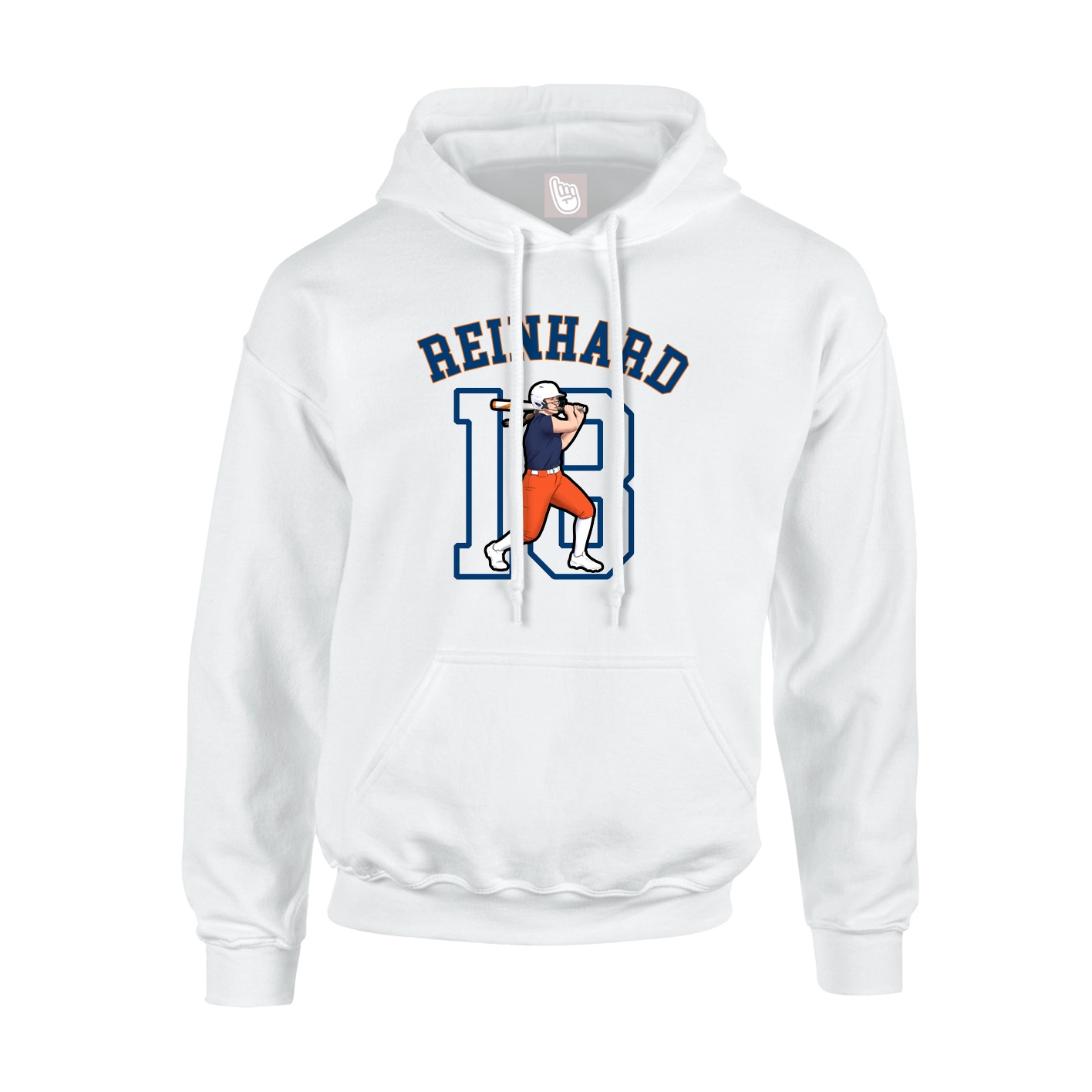 Youth Hoodie — Shirsey Arch in White