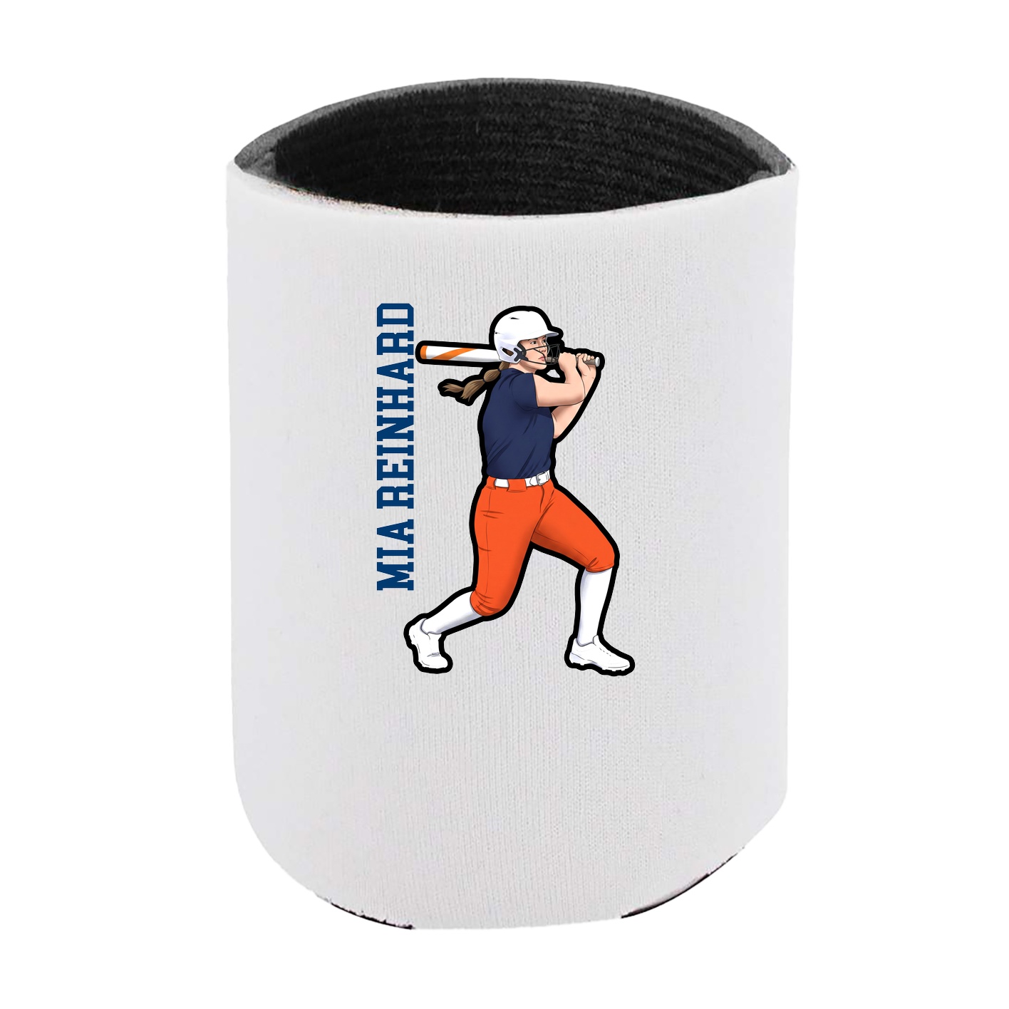 Can Holder — Name Vertical in White