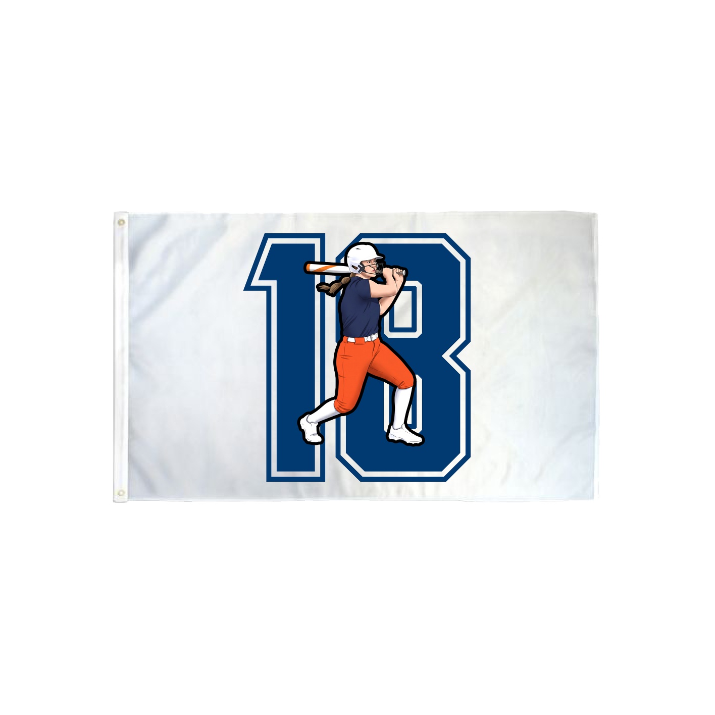 3x5 Flag — Number in Classic