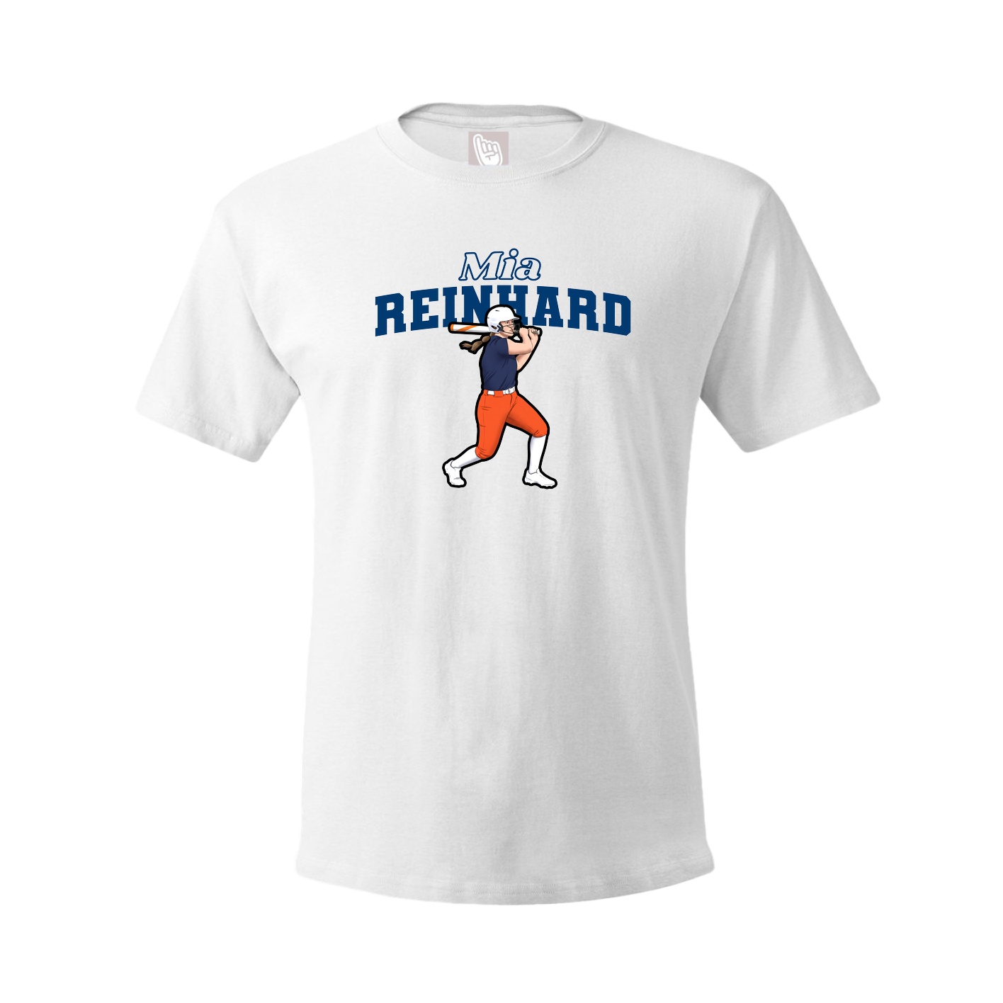 Tee — Name Arch in White