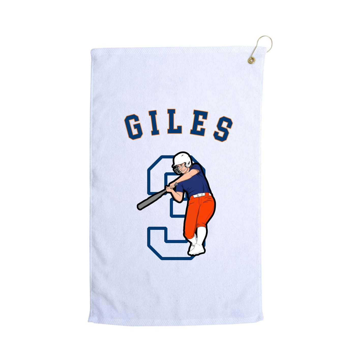 Golf Towel — Shirsey Arch in White