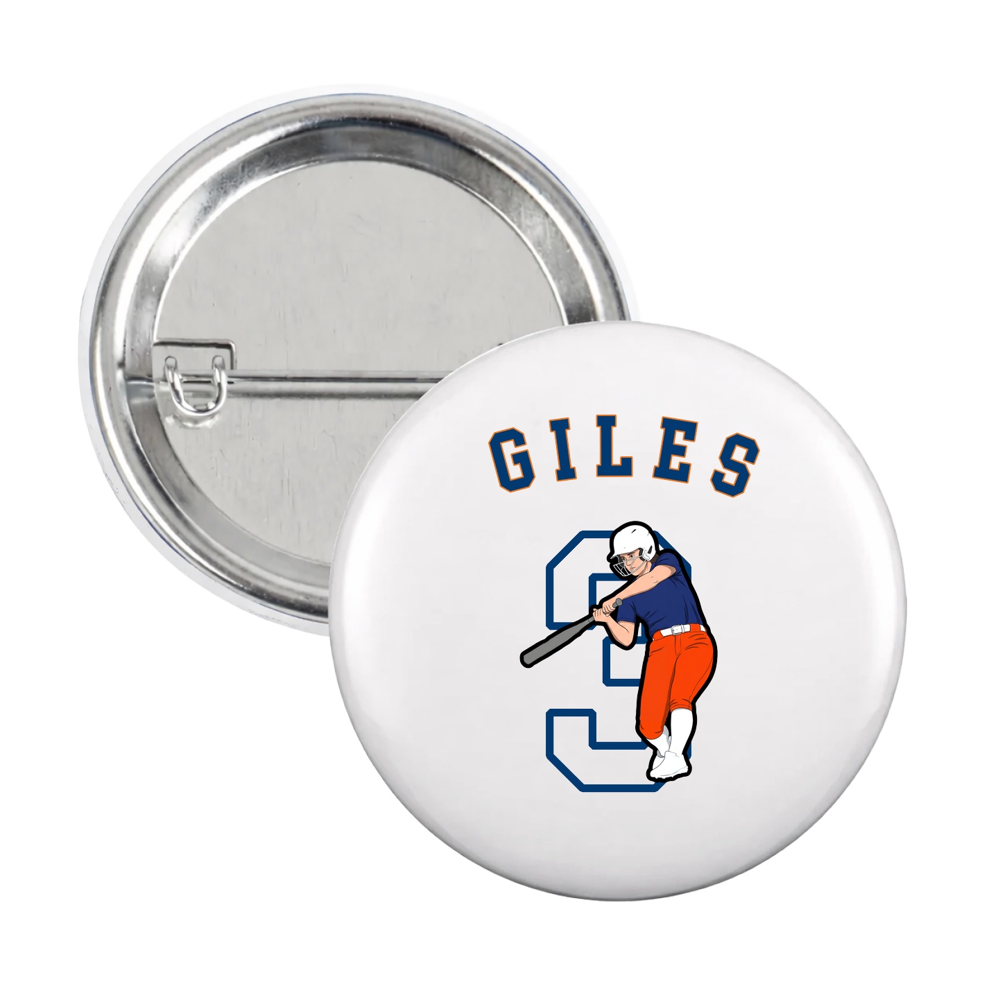 Game Day Button — Shirsey Arch in White