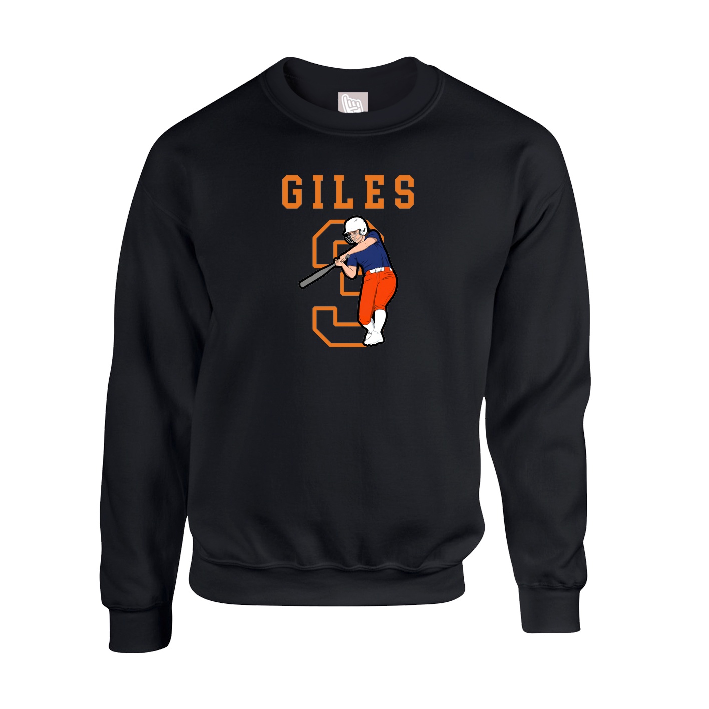 Fleece Crew — Shirsey in Black