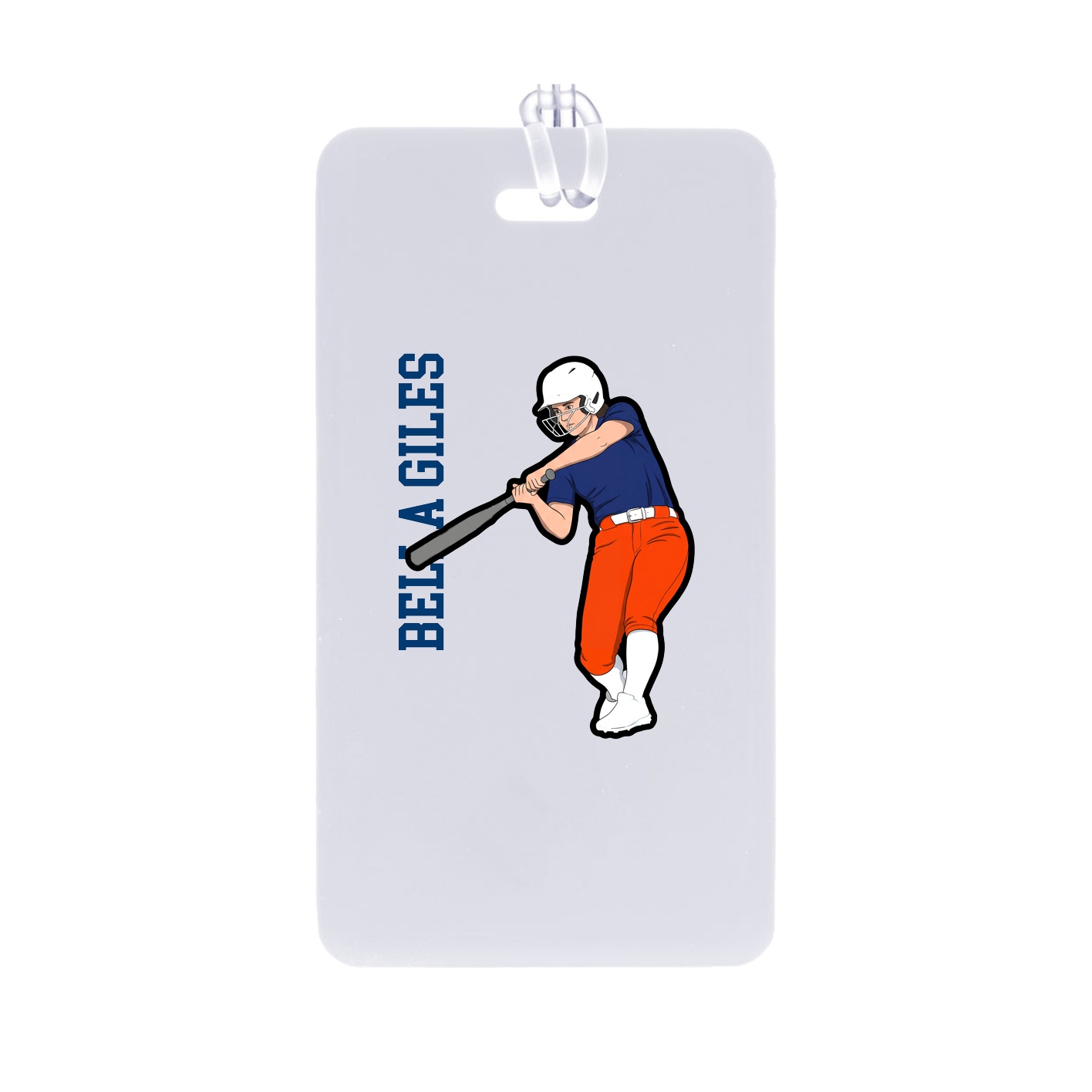 Bag Tag — Name Vertical in Classic