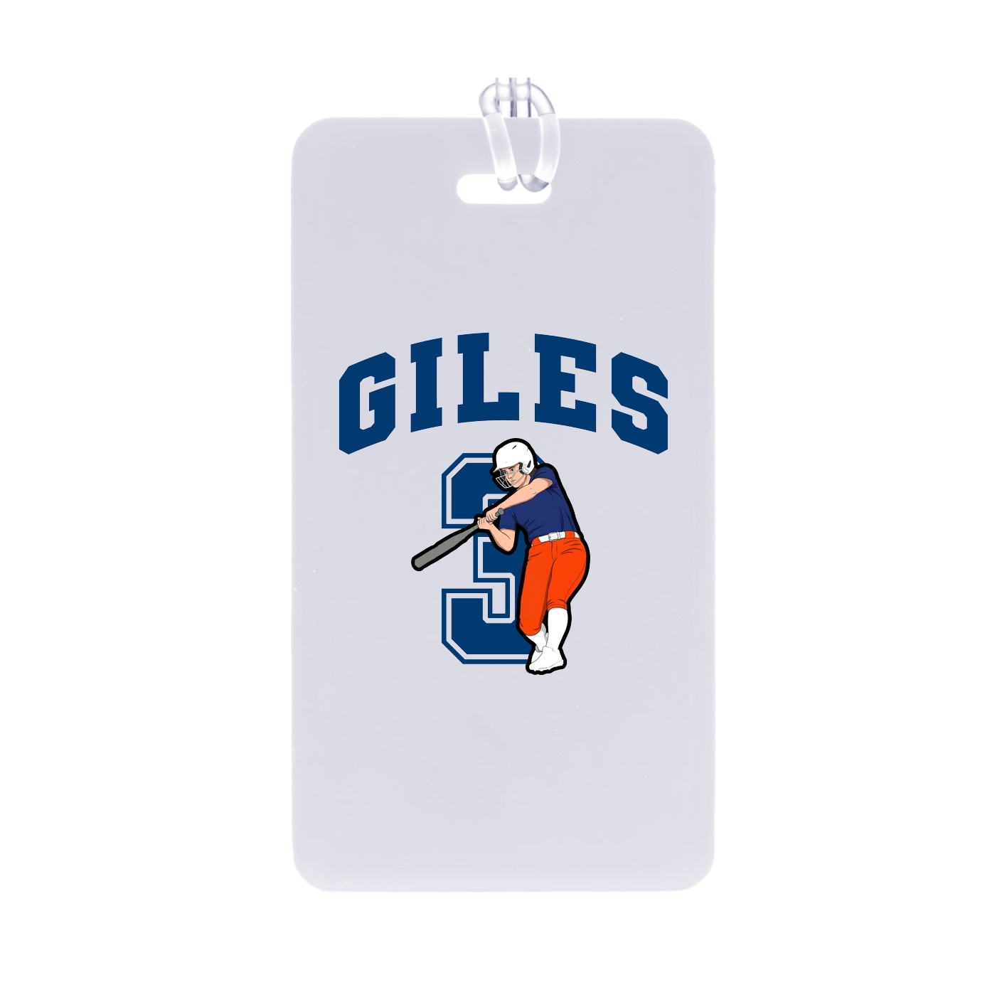 Bag Tag — Number in Classic