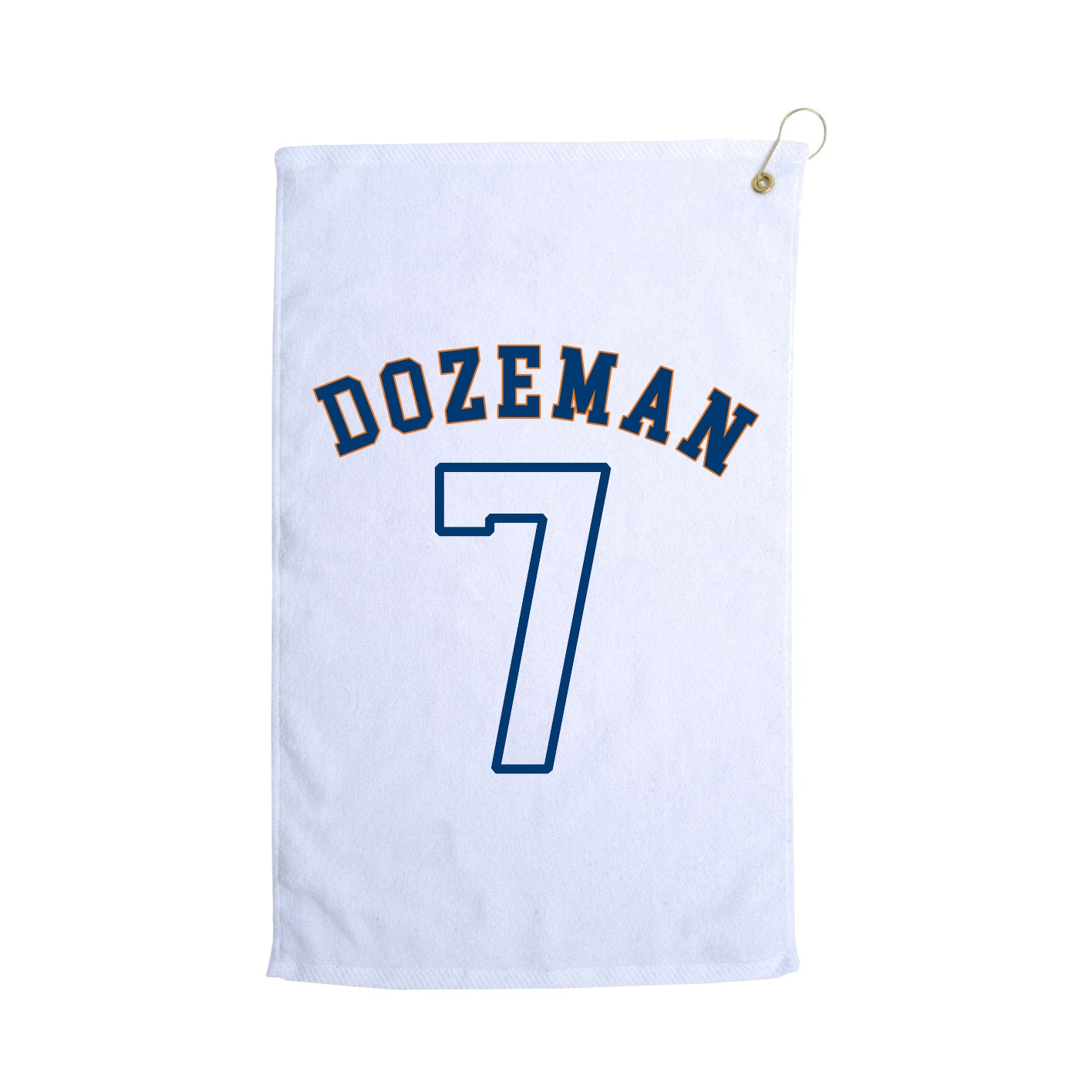Golf Towel — Shirsey Arch in White