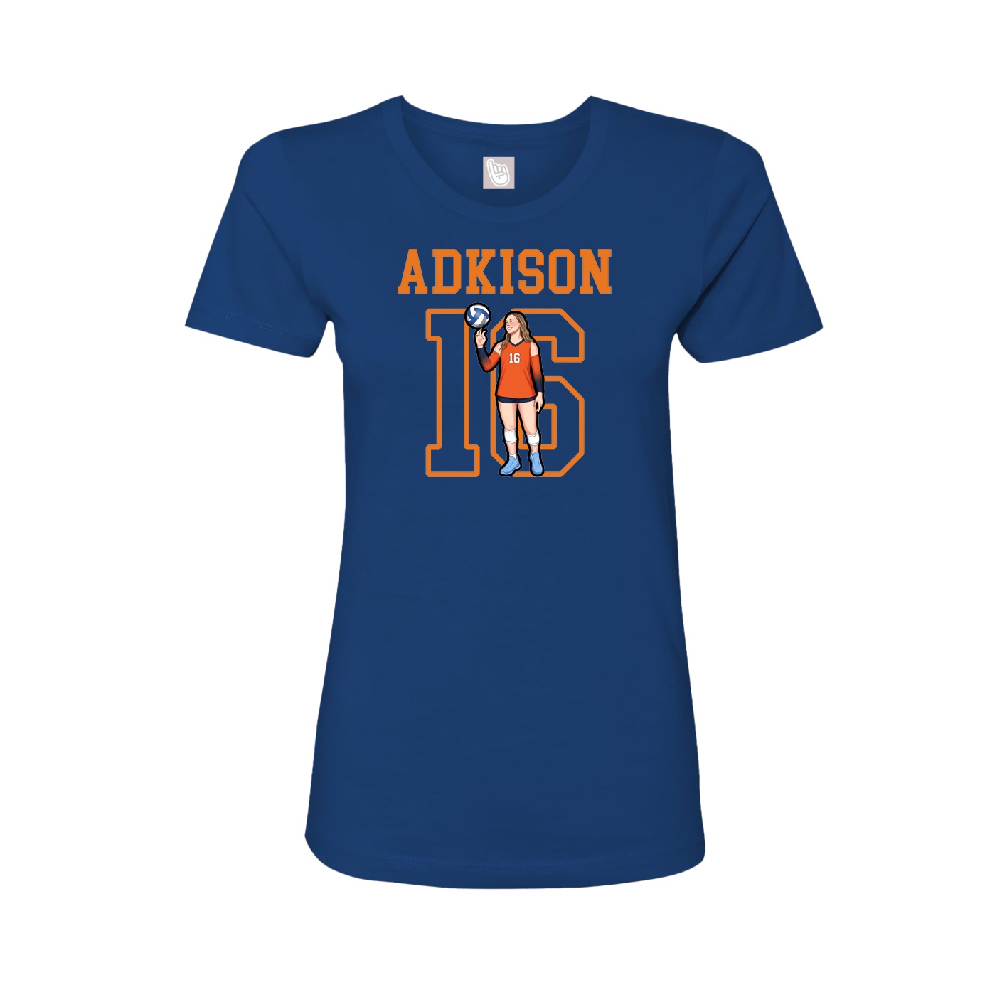 Fitted Women's Tee — Shirsey in Royal