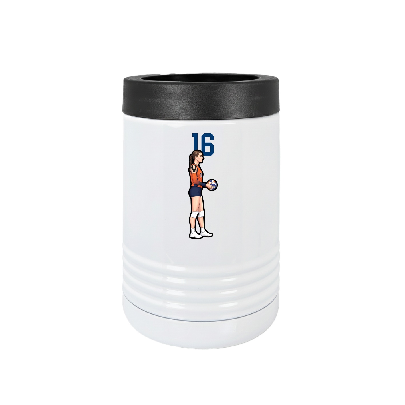 Beverage Holder — Number Top in White