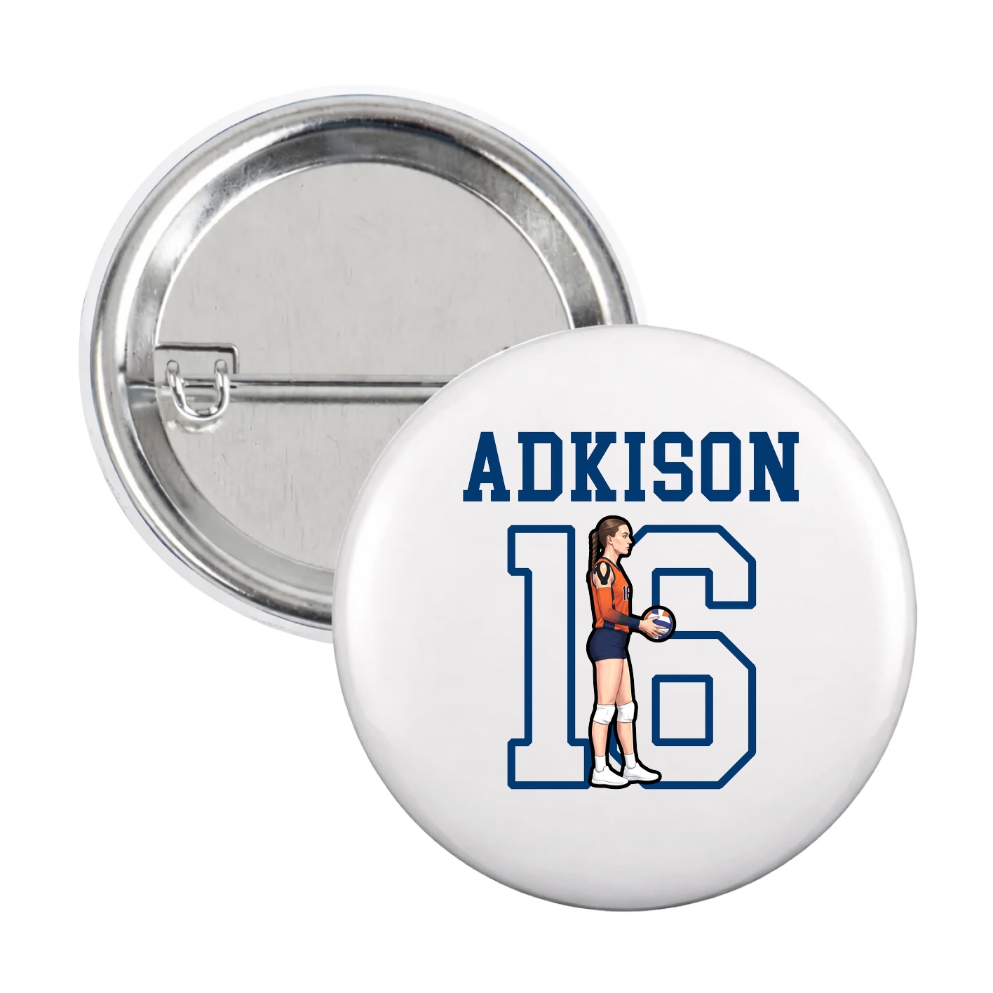 Game Day Button — Shirsey in White