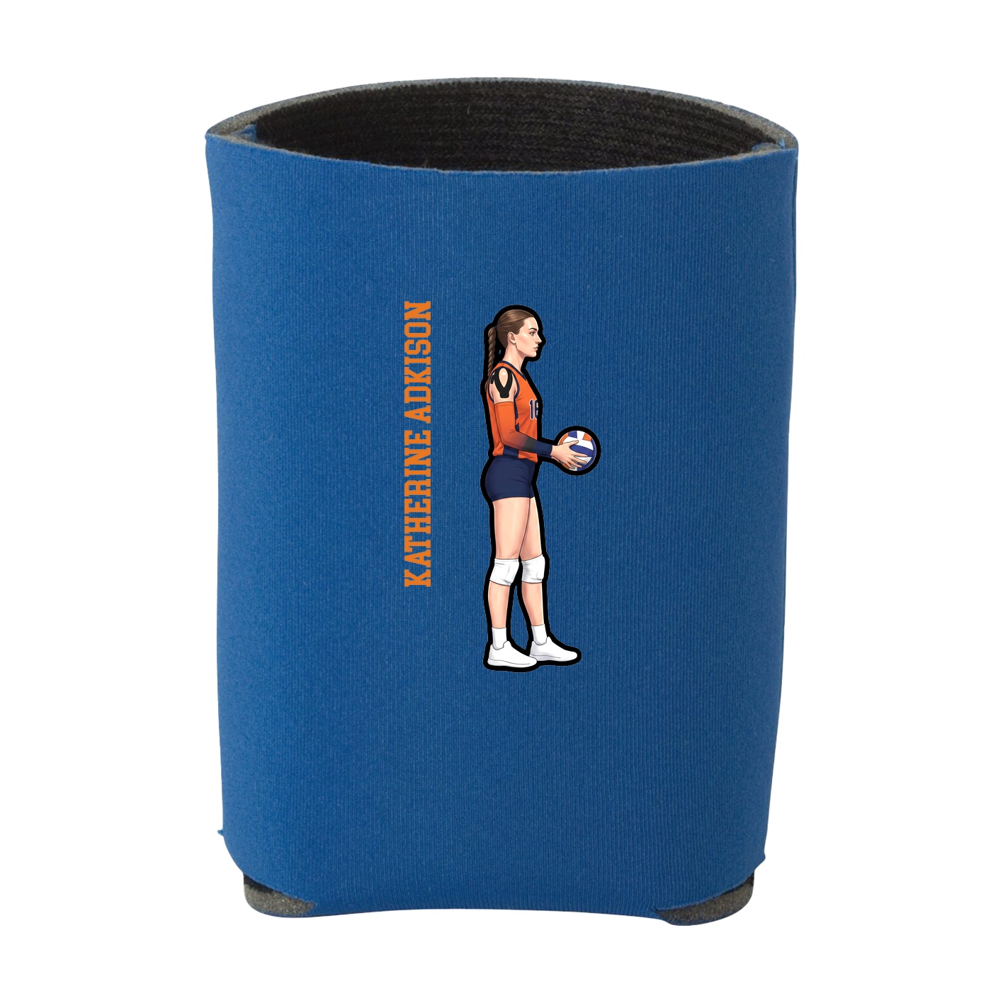 Can Holder — Name Vertical in Royal