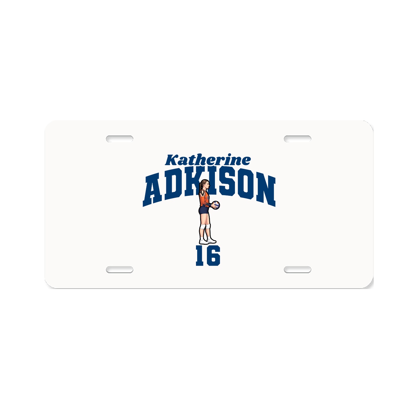 License Plate — Signature Arch in Classic