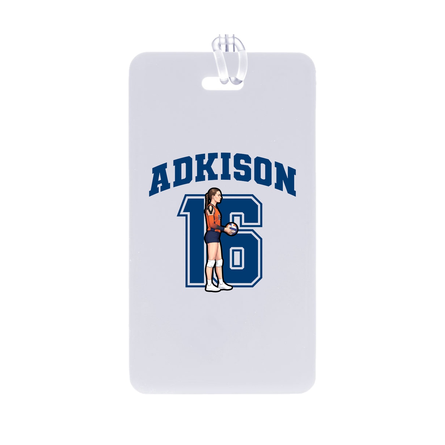 Bag Tag — Number in Classic