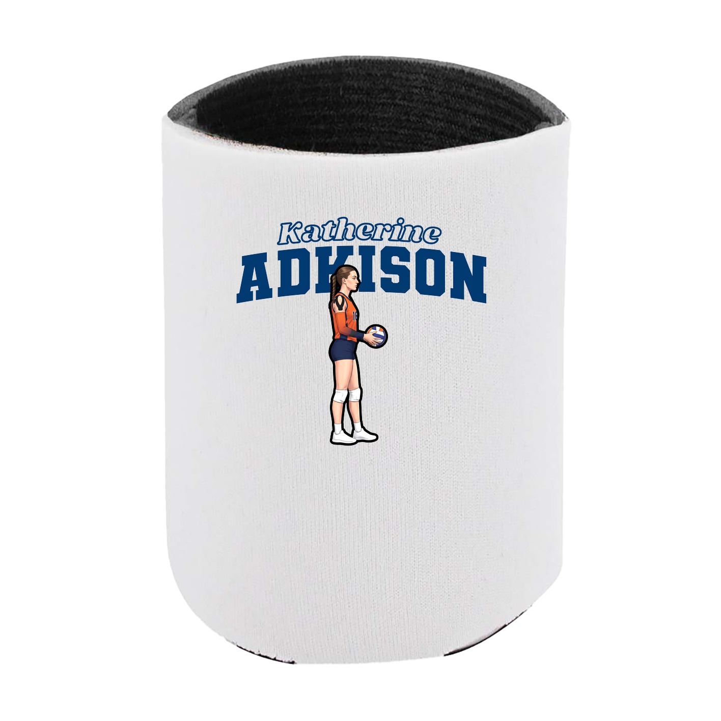 Can Holder — Name Arch in White