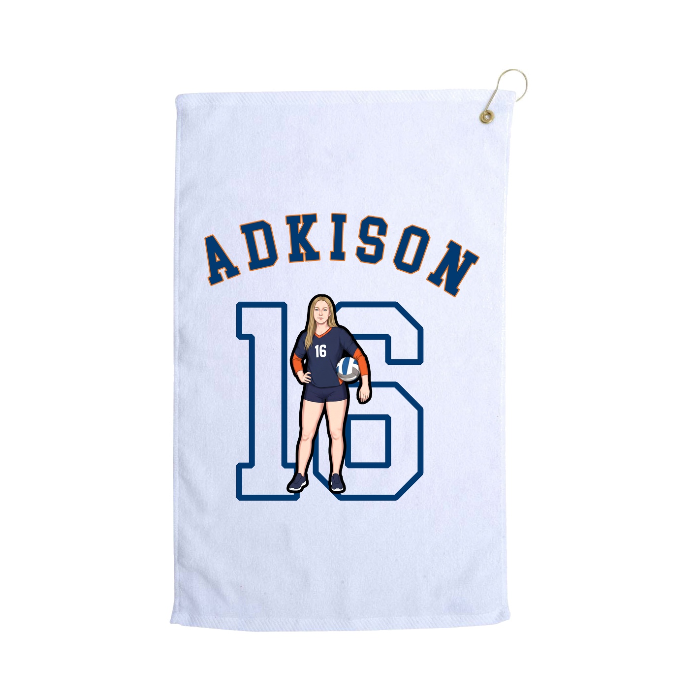 Golf Towel — Shirsey Arch in White