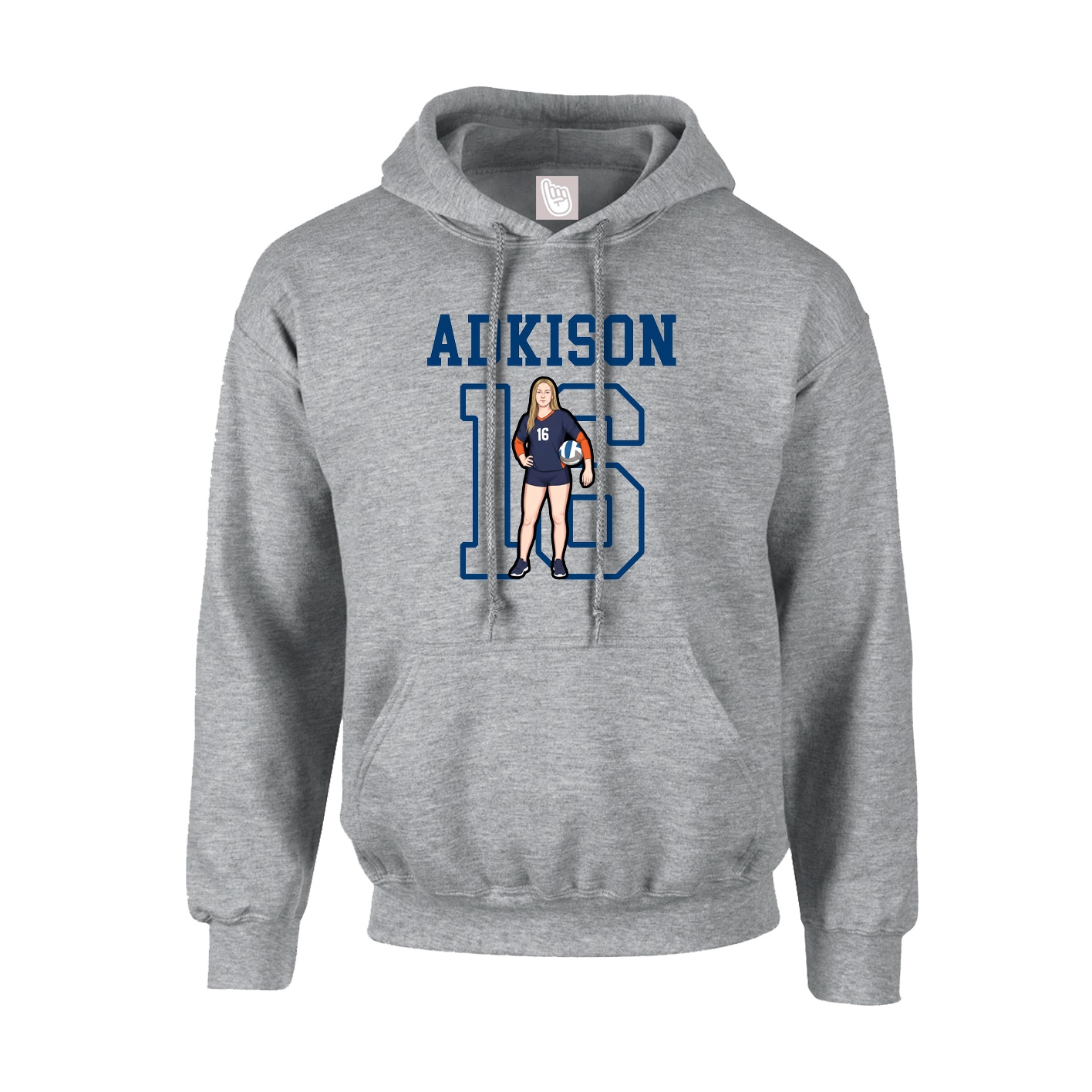 Hoodie — Shirsey in Grey