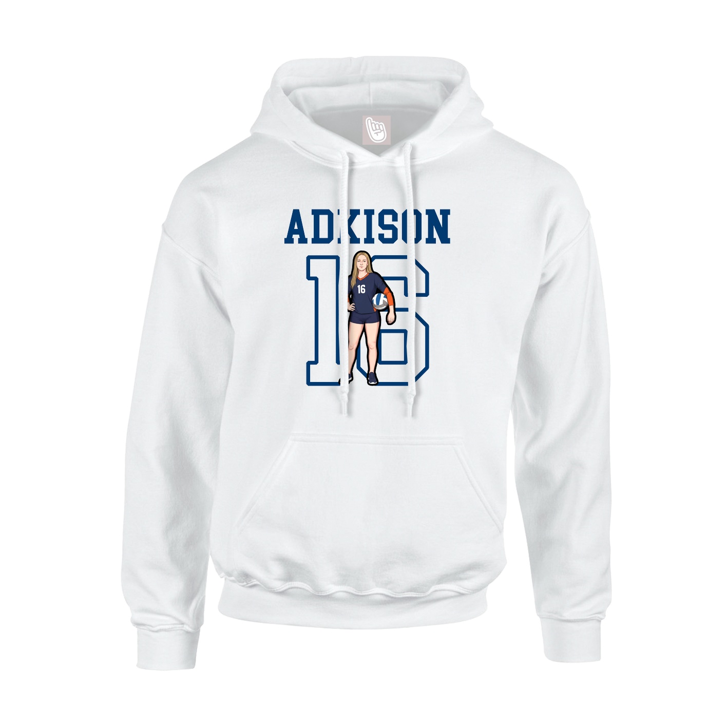 Youth Hoodie — Shirsey in White