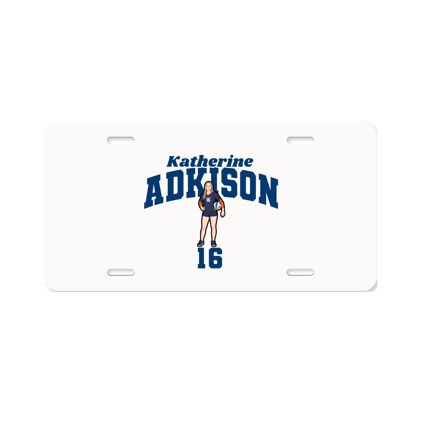 License Plate — Signature Arch in Classic