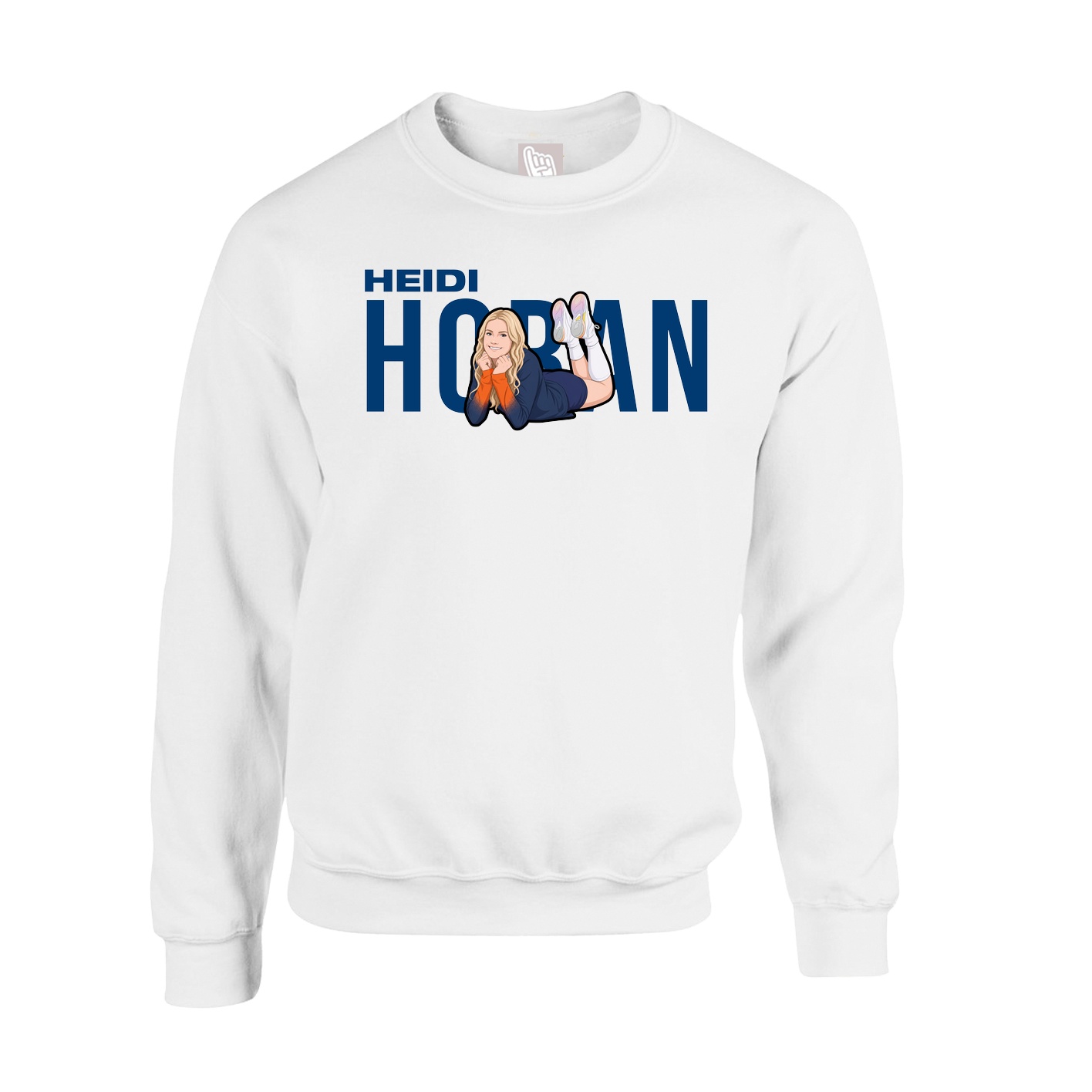 Fleece Crew — Player Name in White