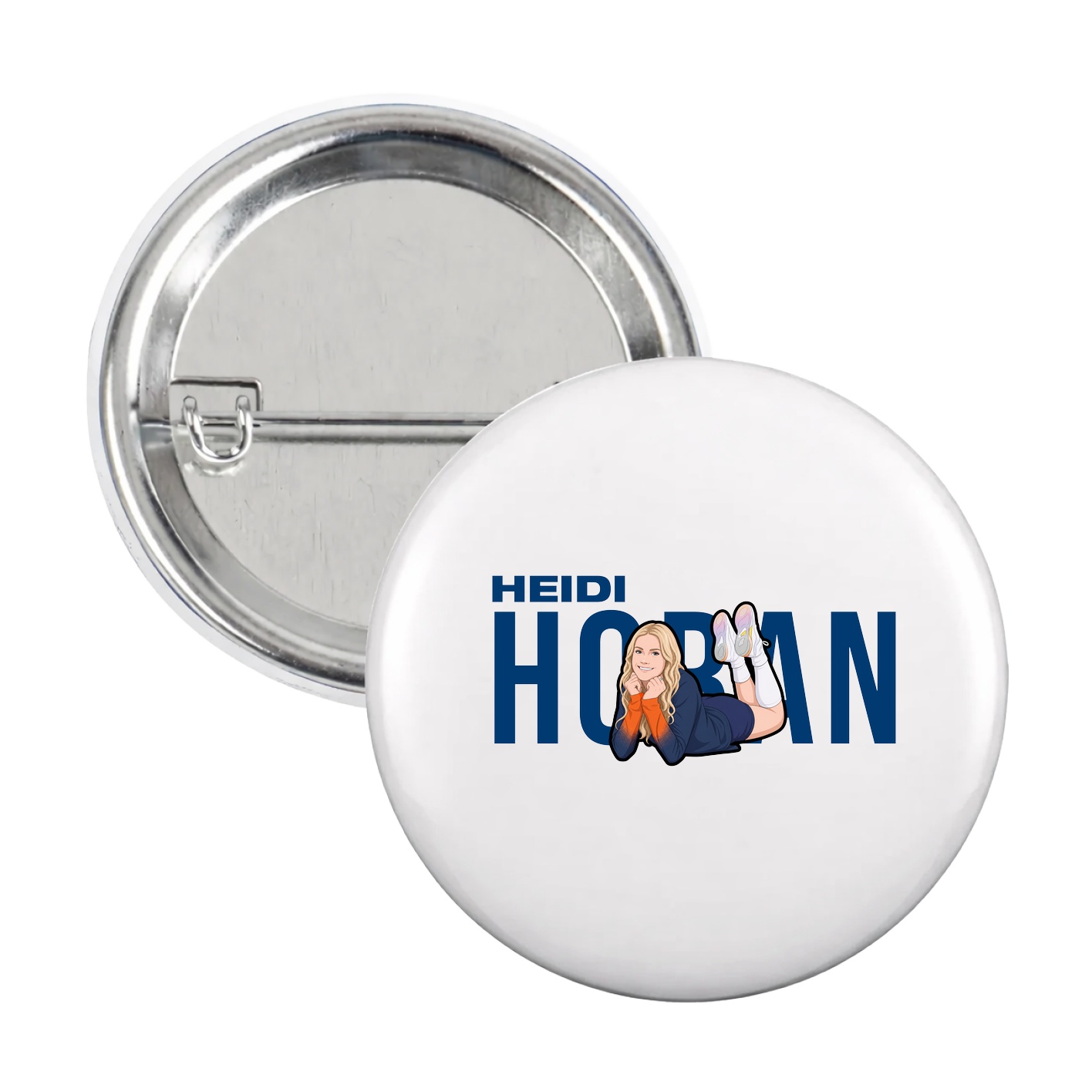 Game Day Button — Player Name in White