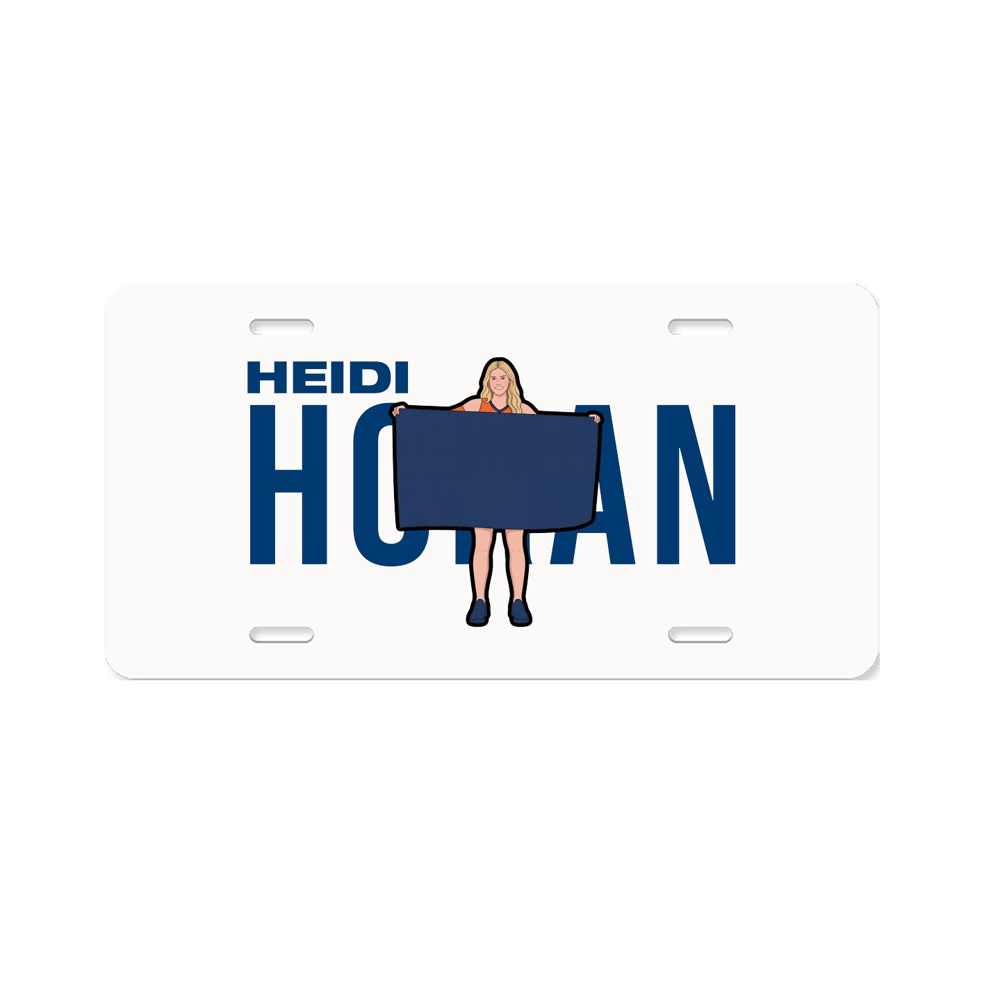 License Plate — Player Name in Classic