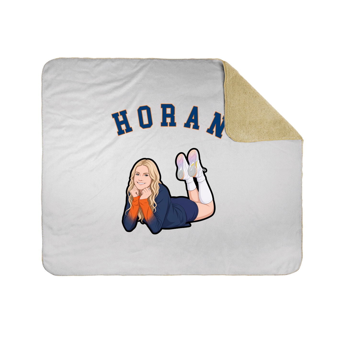 Throw Blanket — Shirsey Arch in White