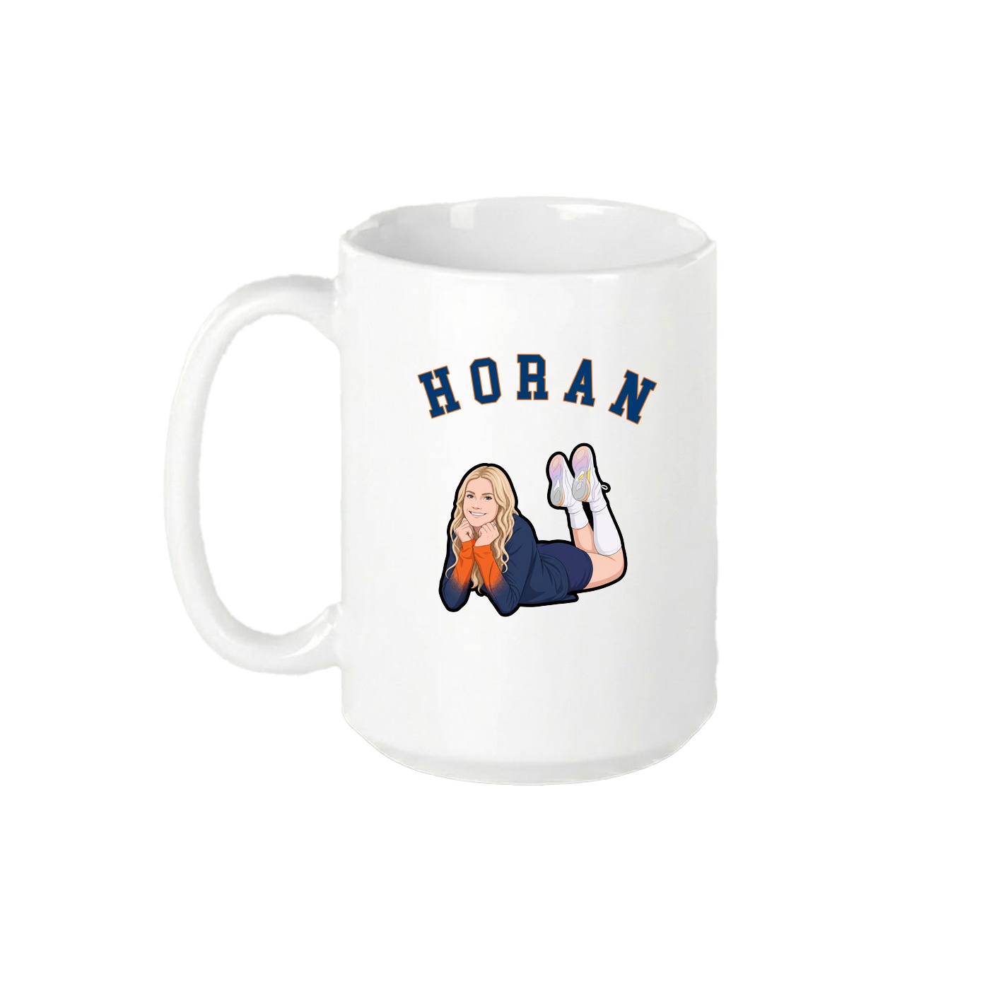 15oz Coffee Mug — Shirsey Arch in White
