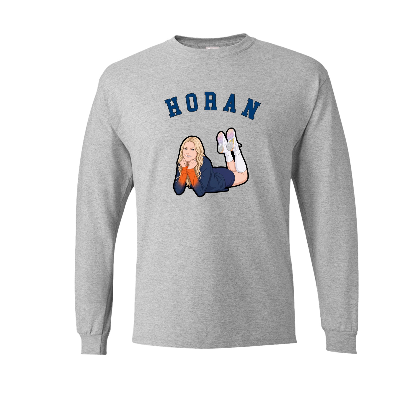 Long Sleeve Tee — Shirsey Arch in Grey