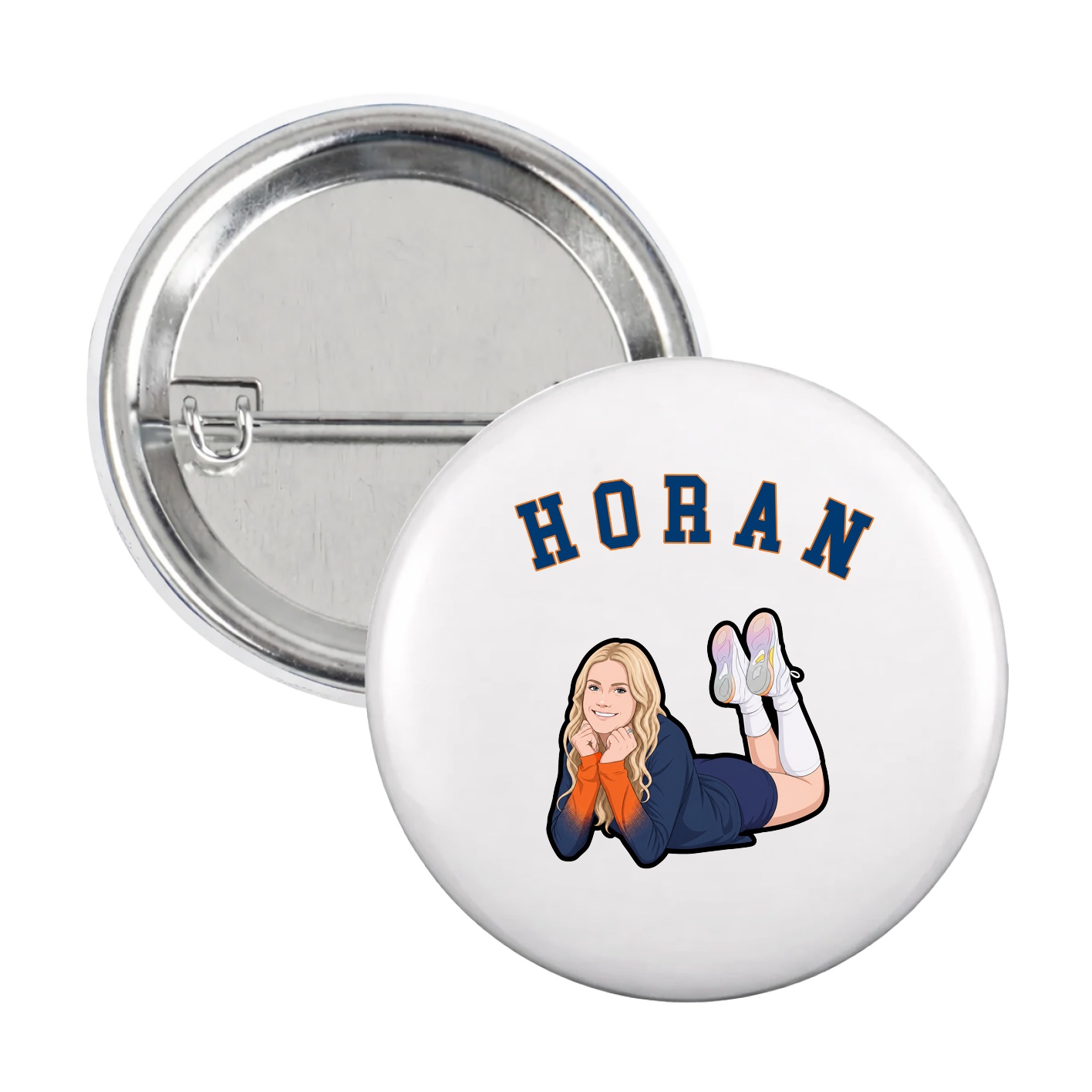 Game Day Button — Shirsey Arch in White