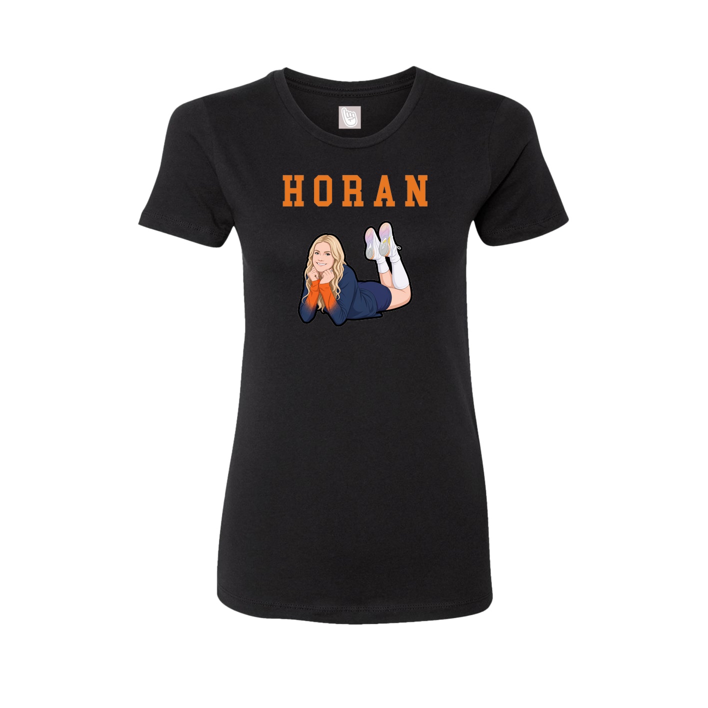 Fitted Women's Tee — Shirsey in Black