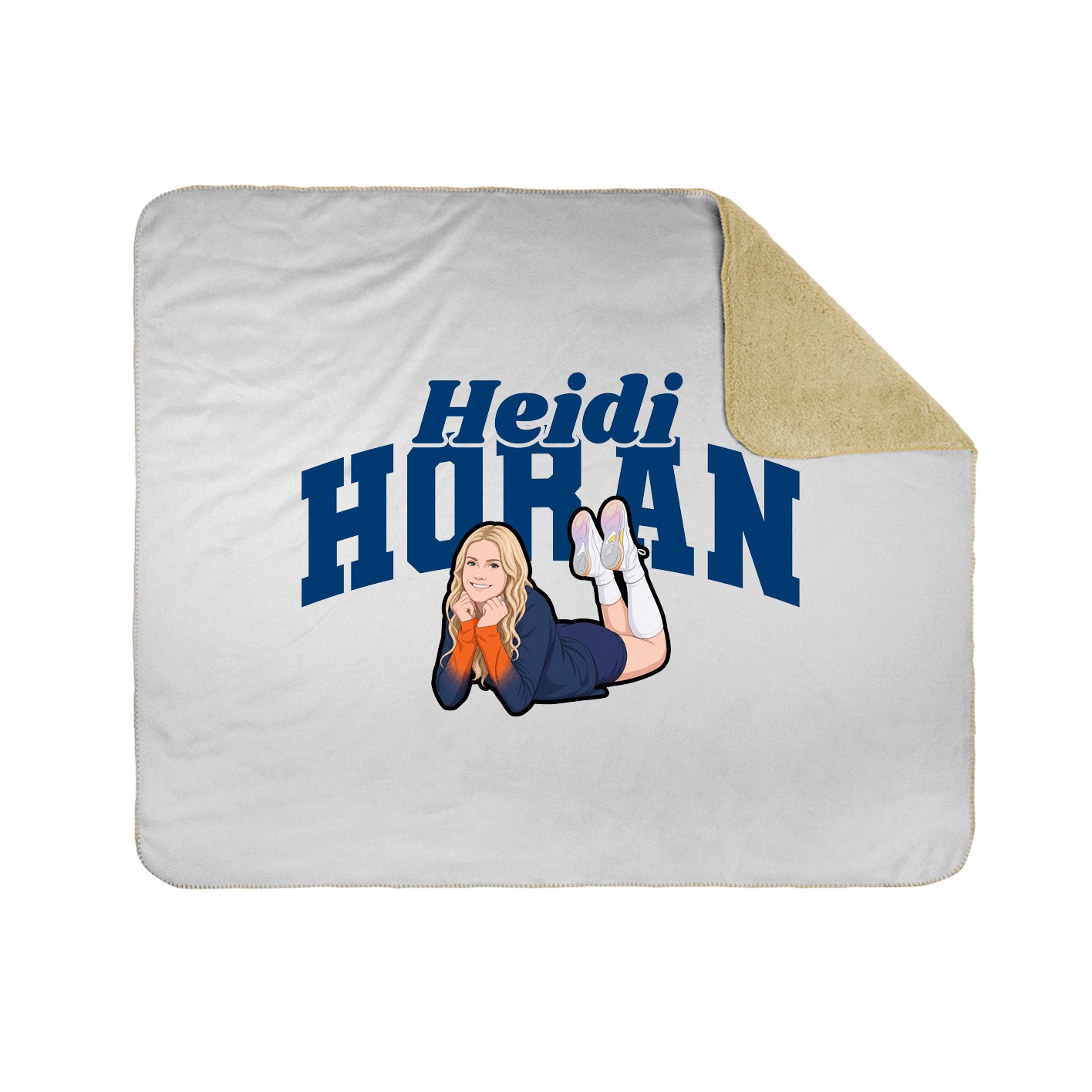 Throw Blanket — Signature Arch in White