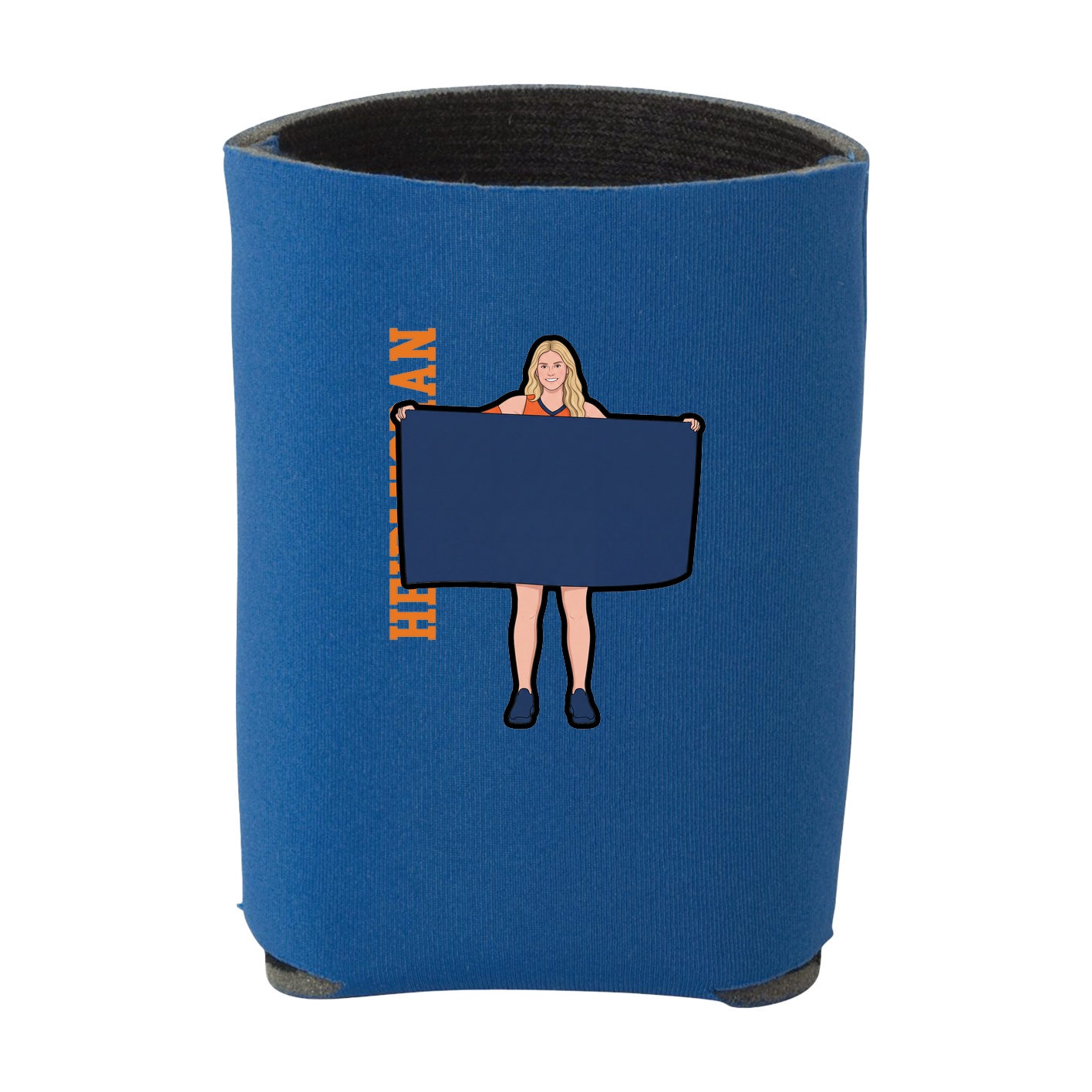 Can Holder — Name Vertical in Royal