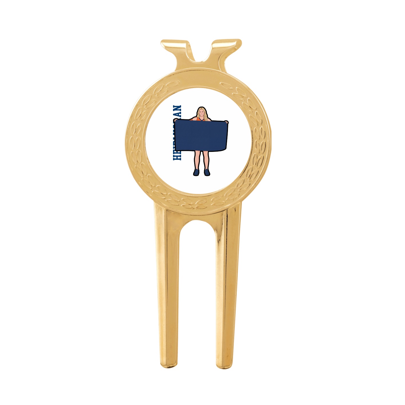 Divot Tool with Ball Marker — Name Vertical in Classic