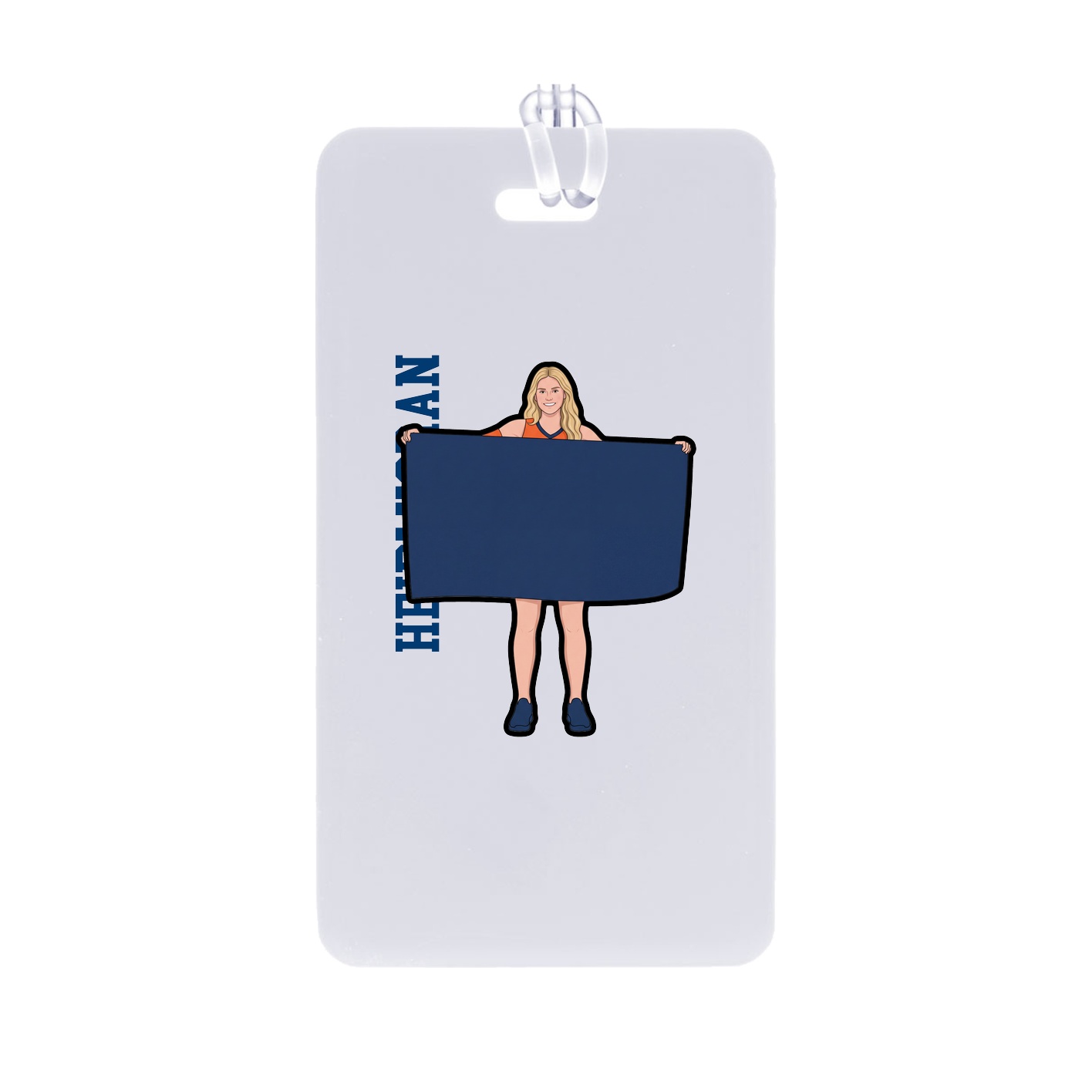Bag Tag — Name Vertical in Classic