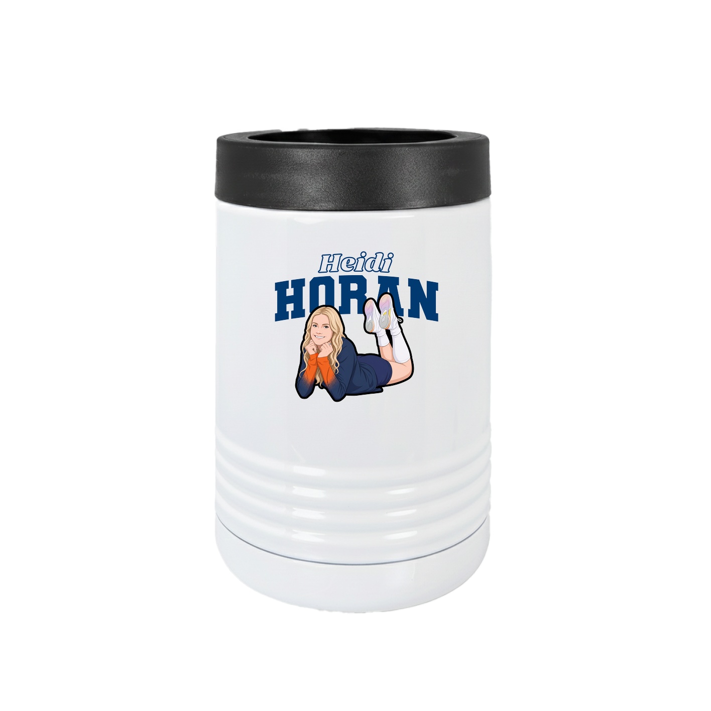 Beverage Holder — Name Arch in White