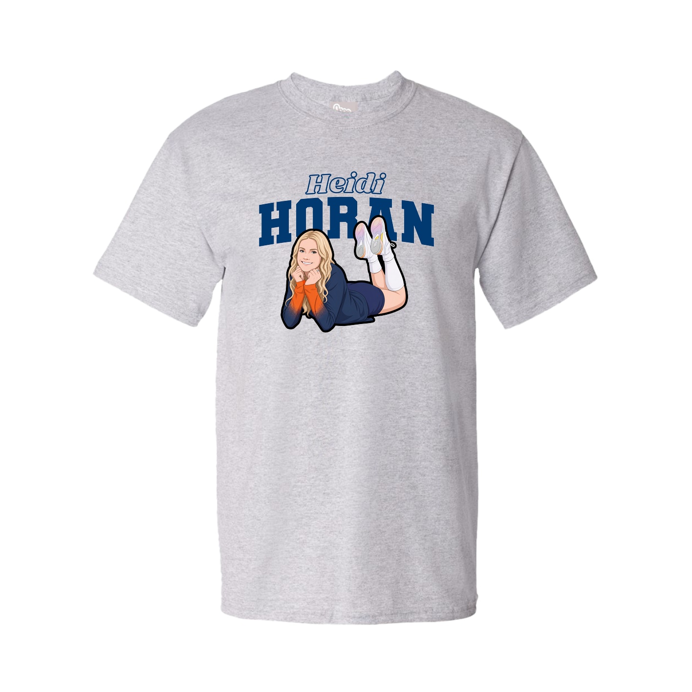Tee — Name Arch in Grey