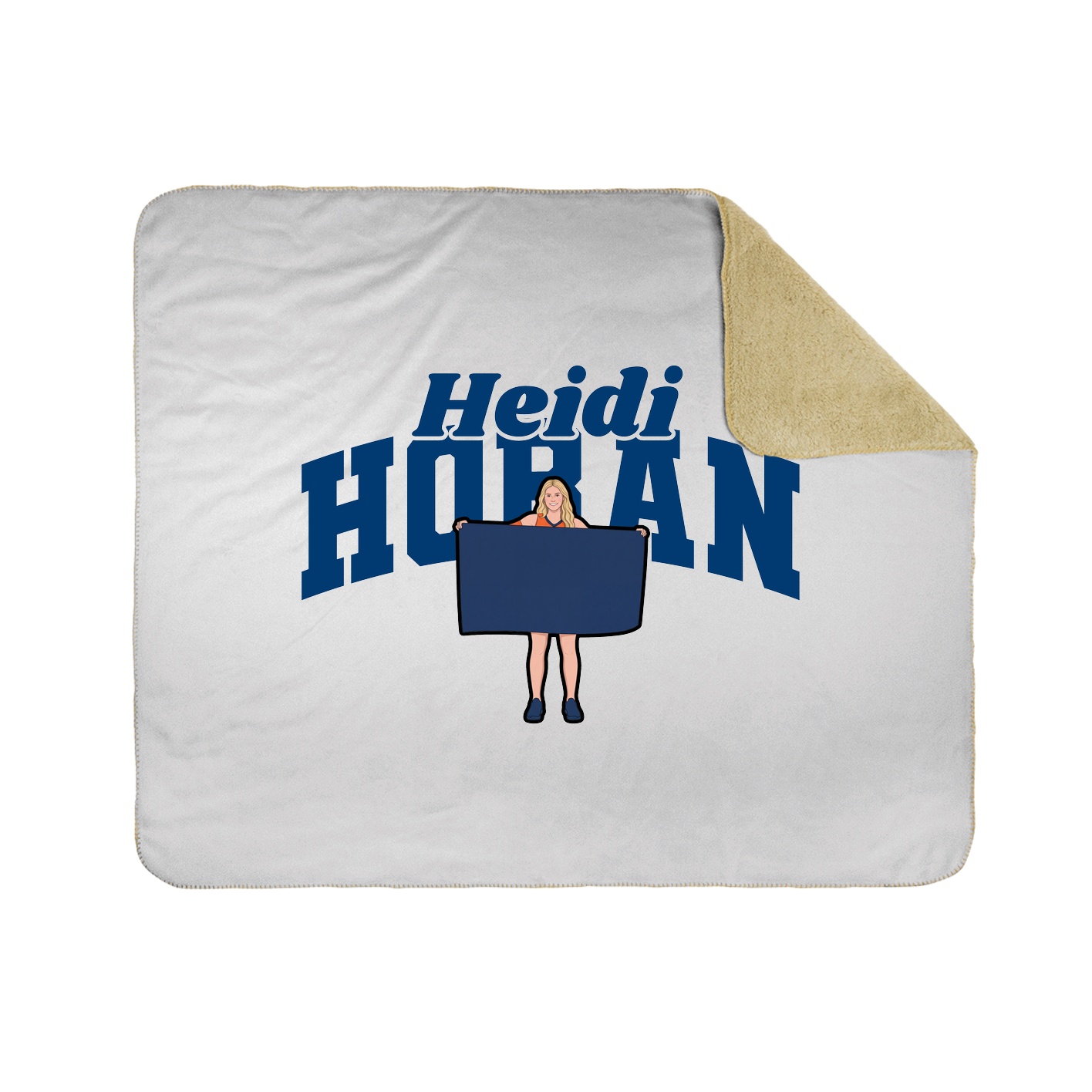 Throw Blanket — Signature Arch in White