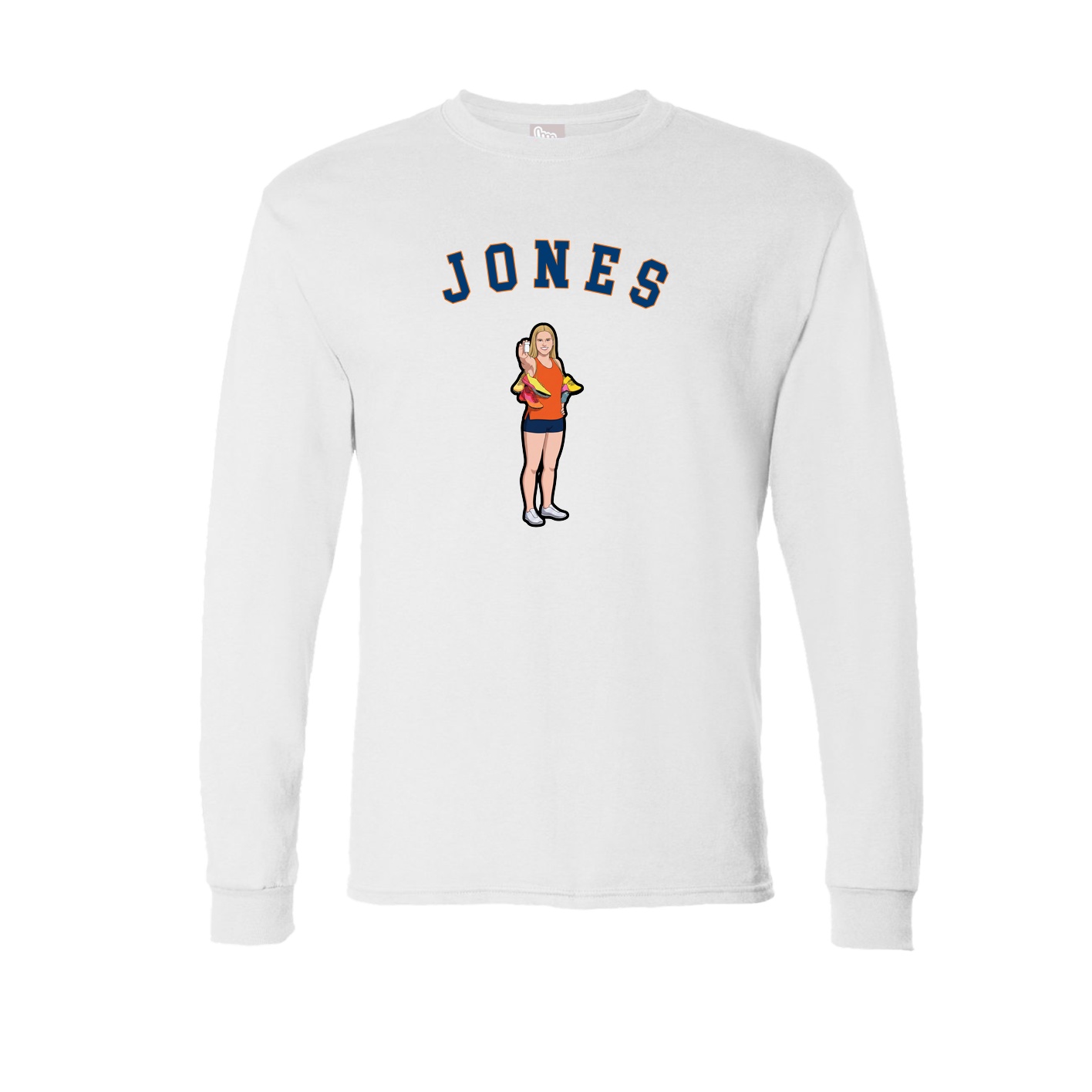 Long Sleeve Tee — Shirsey Arch in White